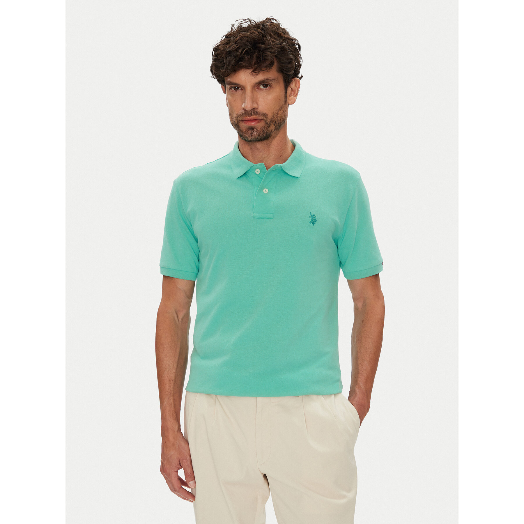U.S. Polo Assn. Pólóing MUP3312 Kék Regular Fit