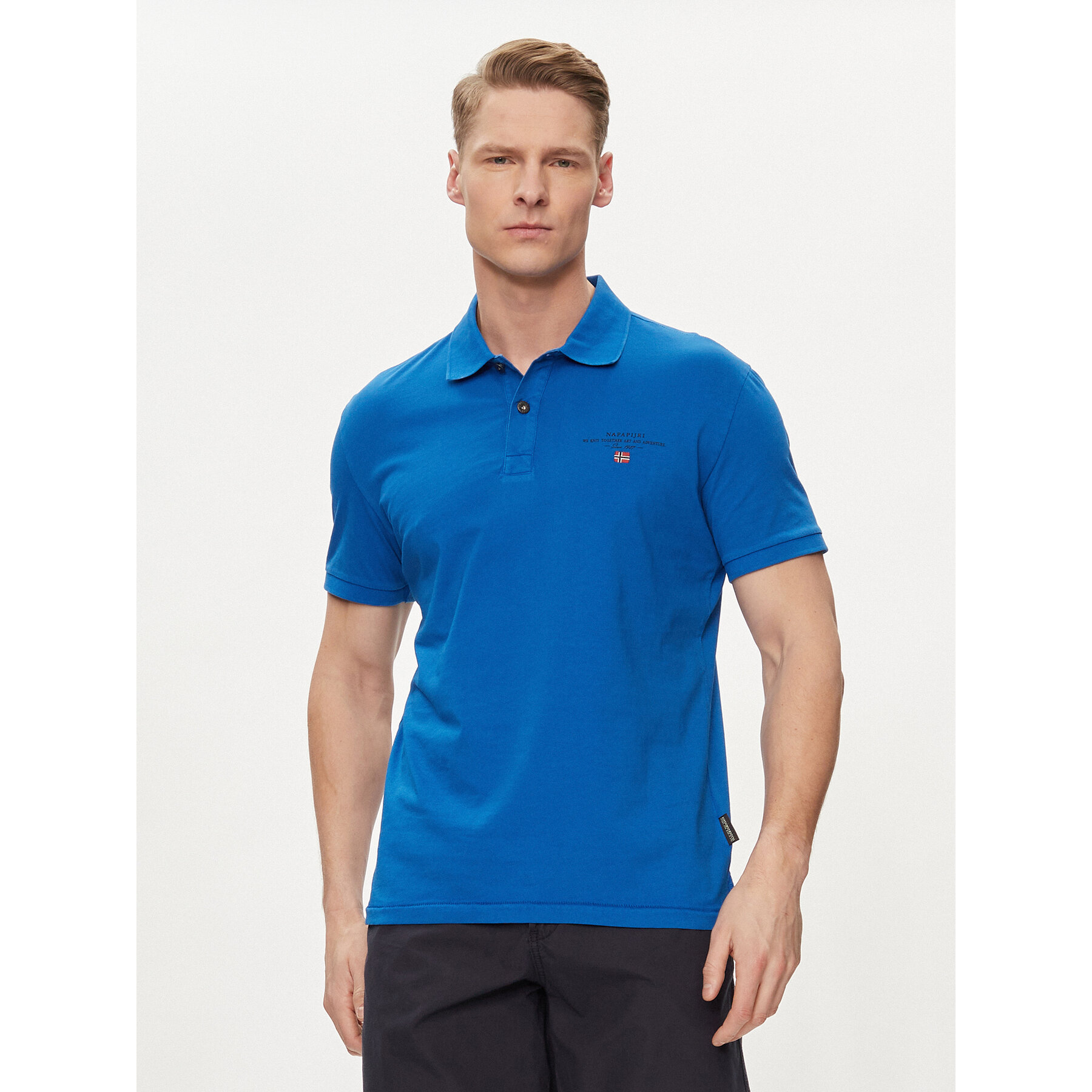 Napapijri Polo Elbas NP0A4GB4 Μπλε Regular Fit