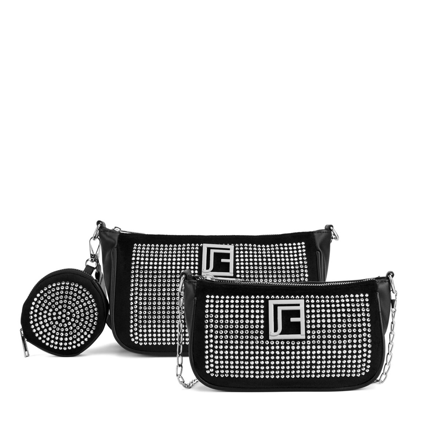 Handtasche Jenny Fairy JFR-L-026-06 Schwarz