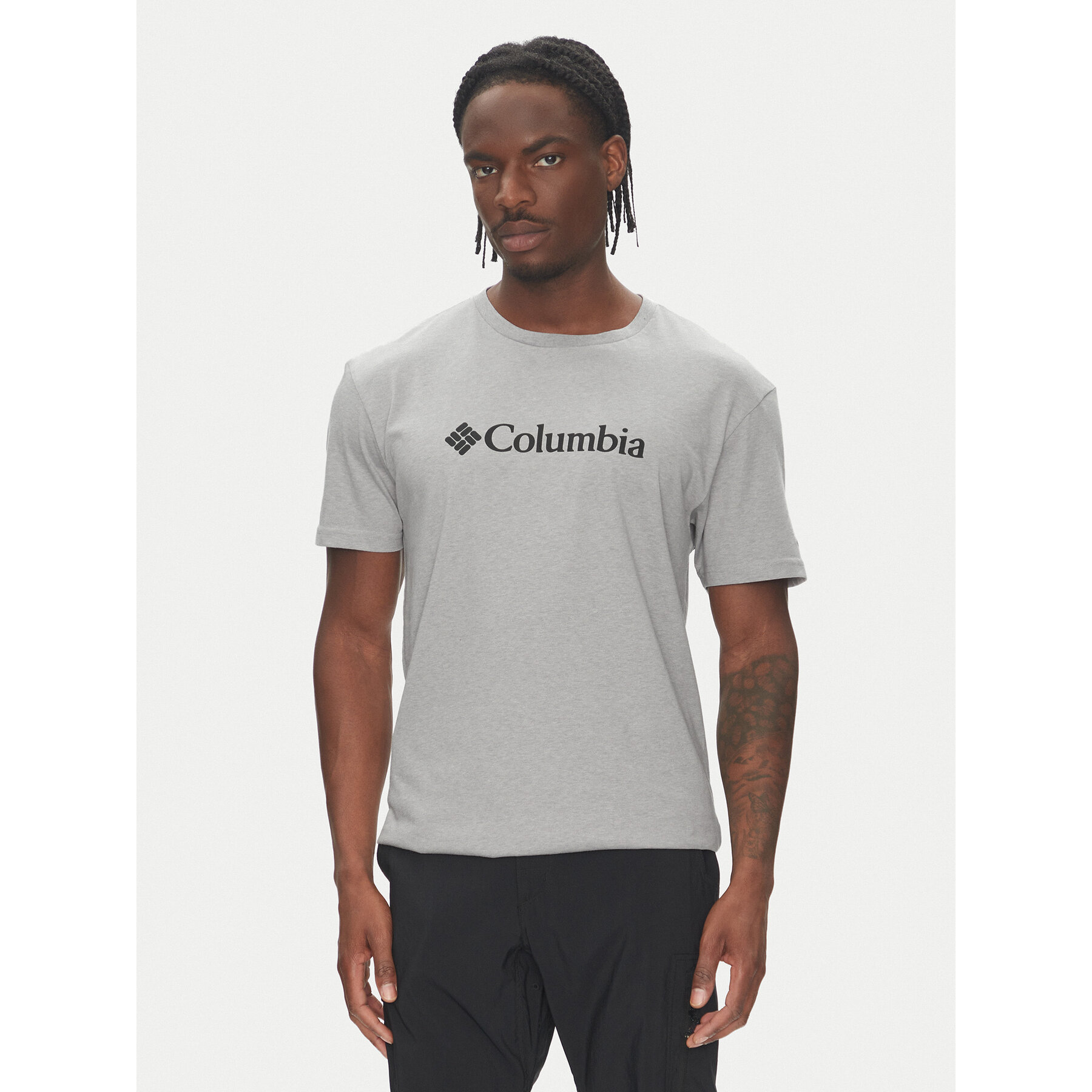 Columbia T-shirt CSC Basic Logo EM2180 Grigio Regular Fit