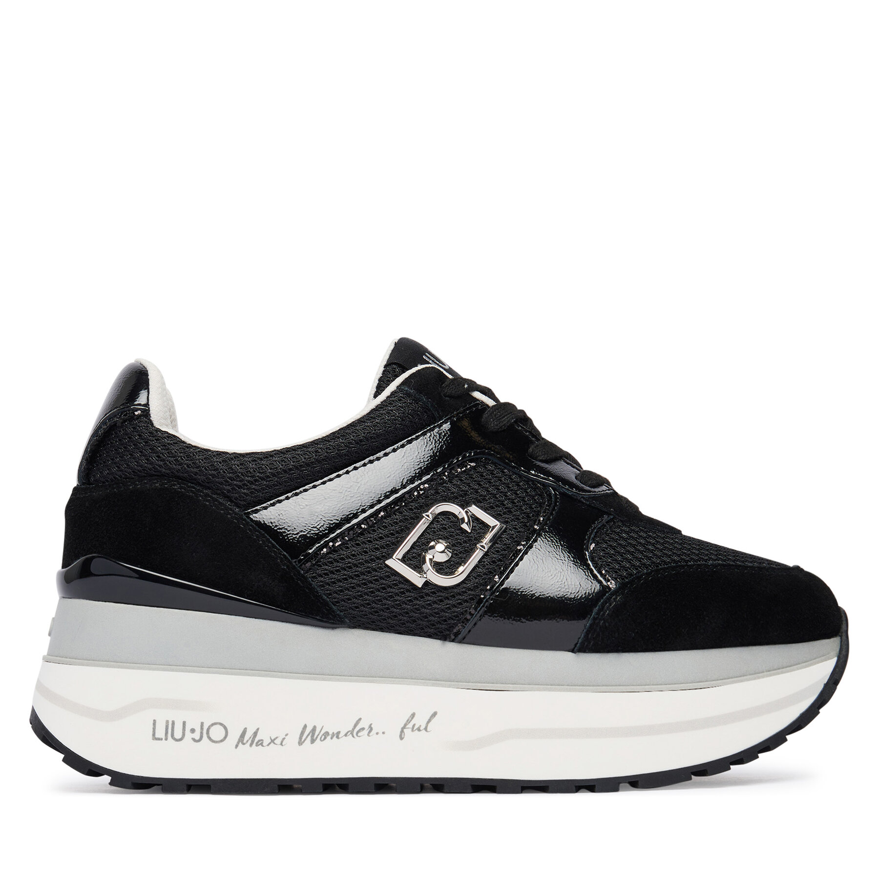 Sneakersy Liu Jo Maxi Wonder Plus 02 BA6019 PX805 Čierna