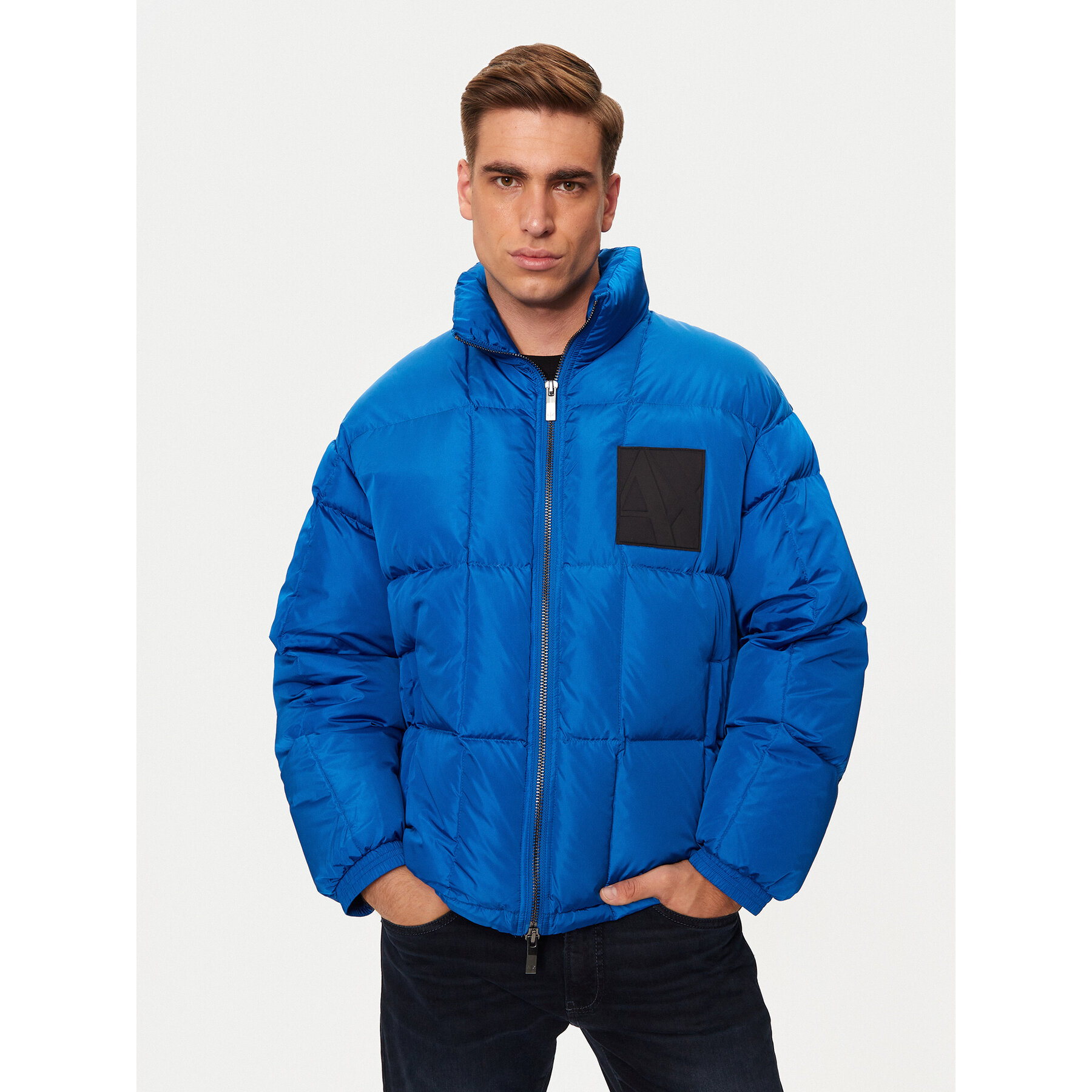 Armani Exchange Daunenjacke 6DZB21 ZN4XZ 15DS Blau Regular Fit