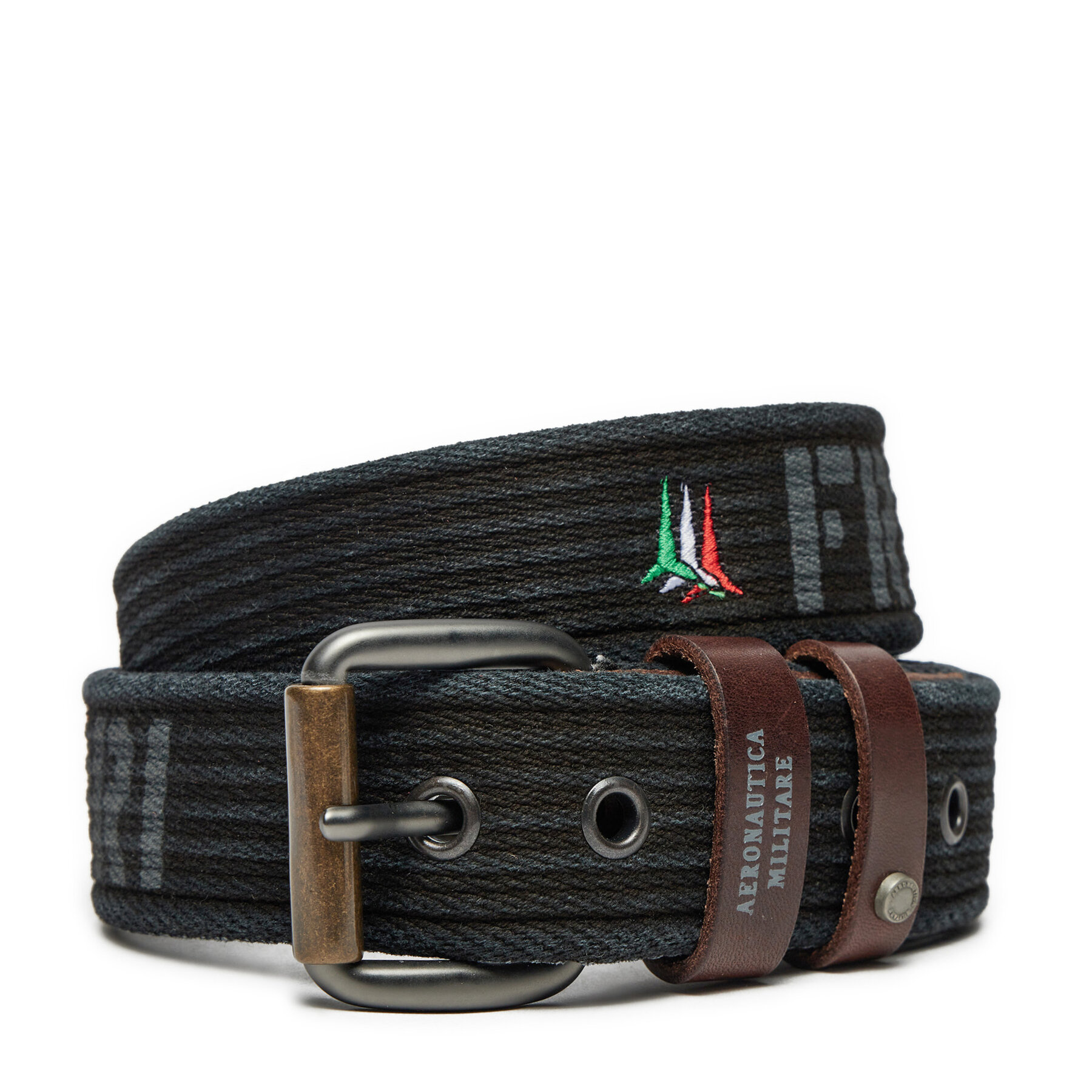 Pánsky opasok Aeronautica Militare 242CI293CT3109 Čierna