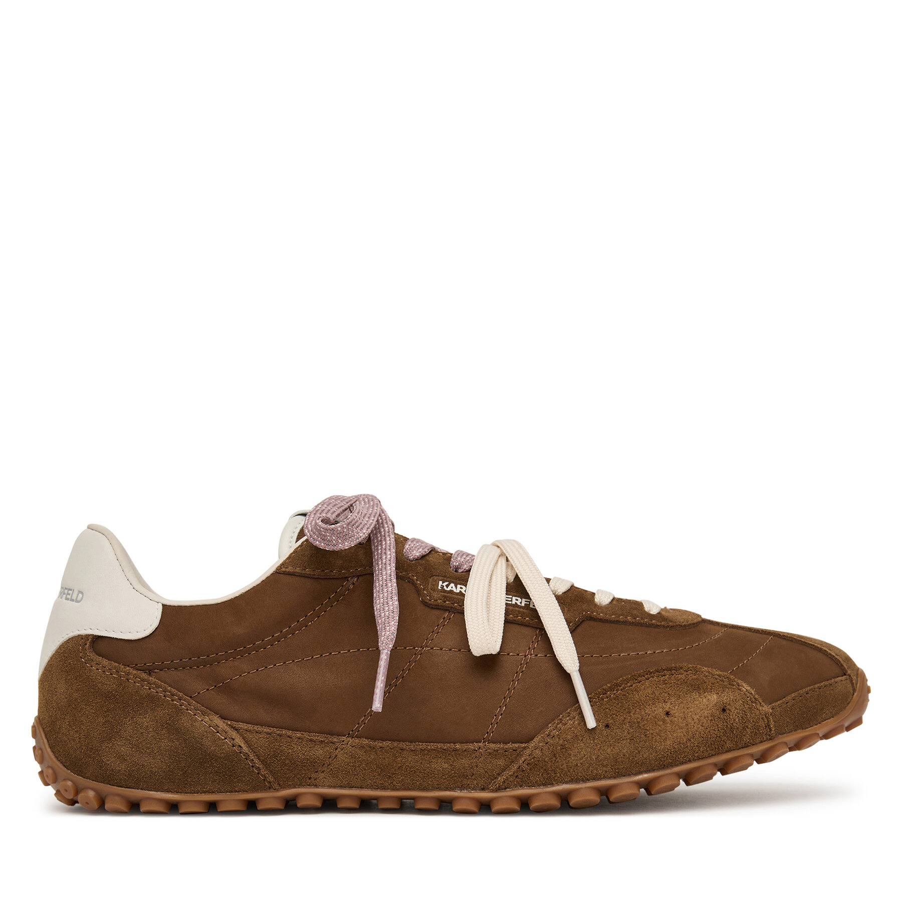 Sneakersy KARL LAGERFELD KL55922L Hnedá