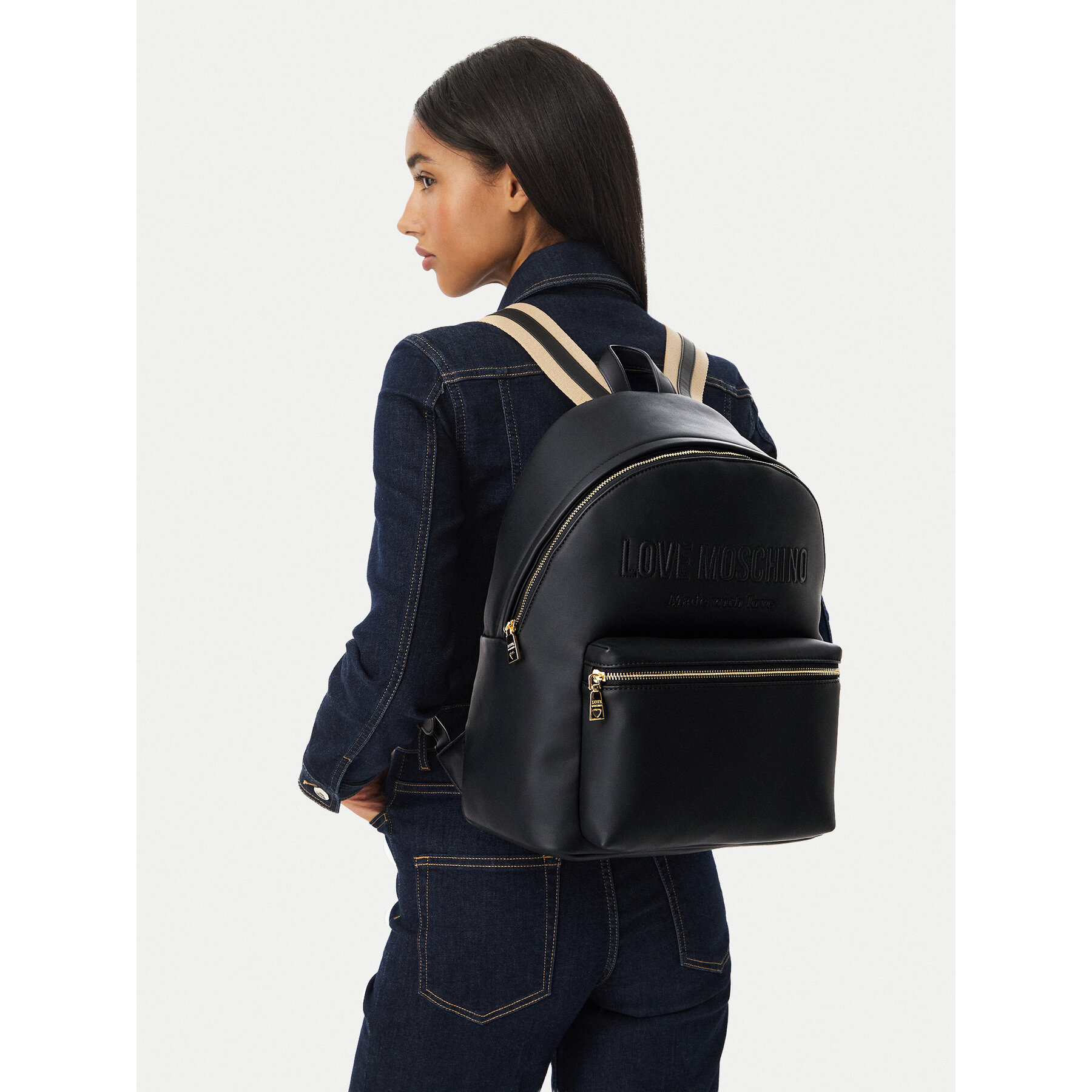 Ruksak LOVE MOSCHINO JC4049PP1PLE0000 Čierna