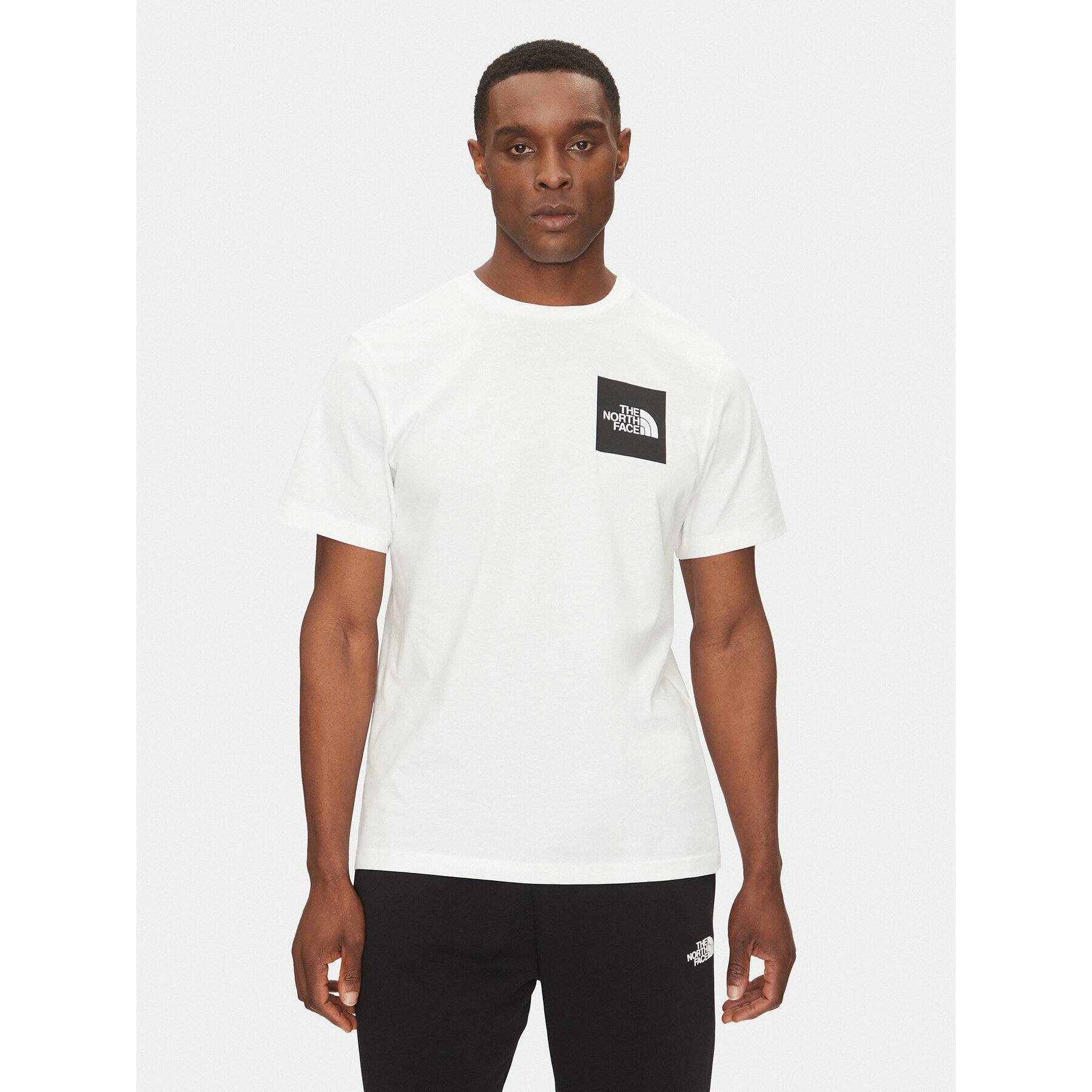 The North Face Majica Fine NF0A8A6M Bela Regular Fit