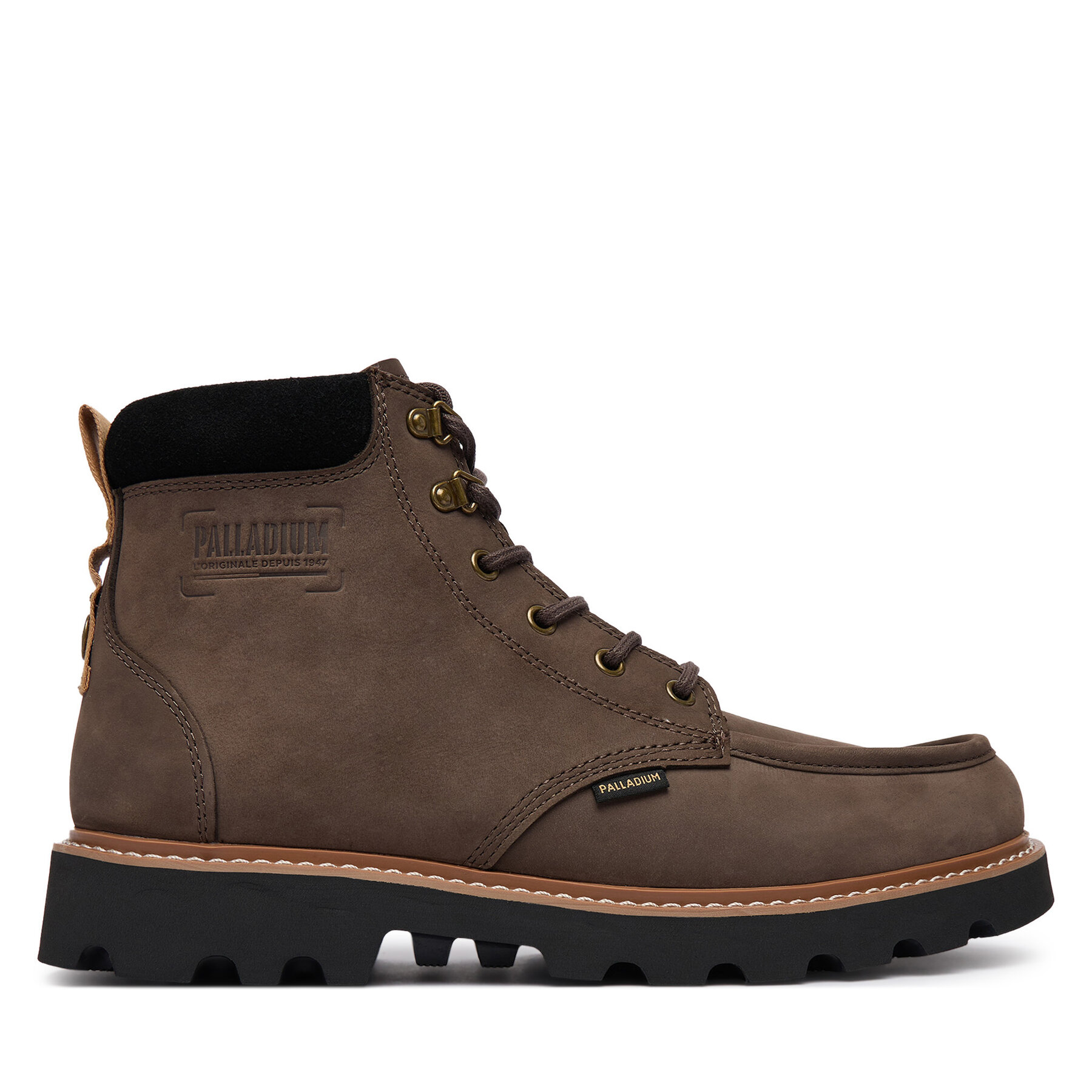 Зимни обувки Palladium Trooperlite Grit Zip 04985-249-M Тъмнокафяв