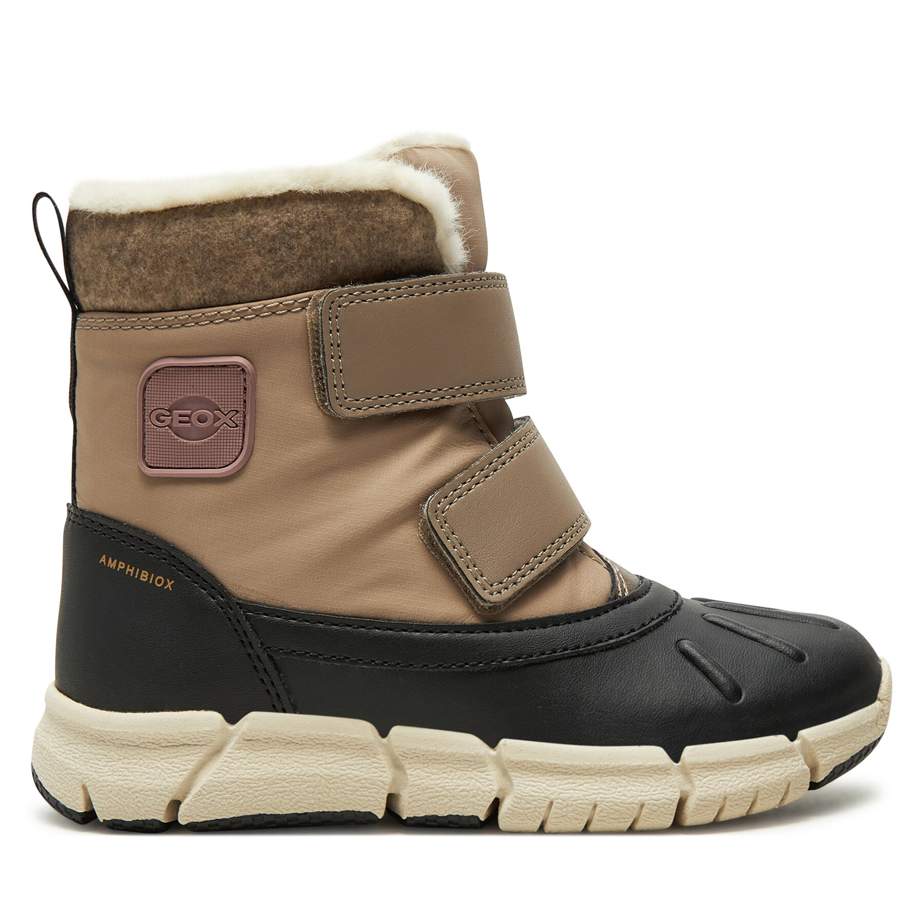Snehule Geox J Flexyper Girl B Ab J46APC 054FU C0533 M Béžová