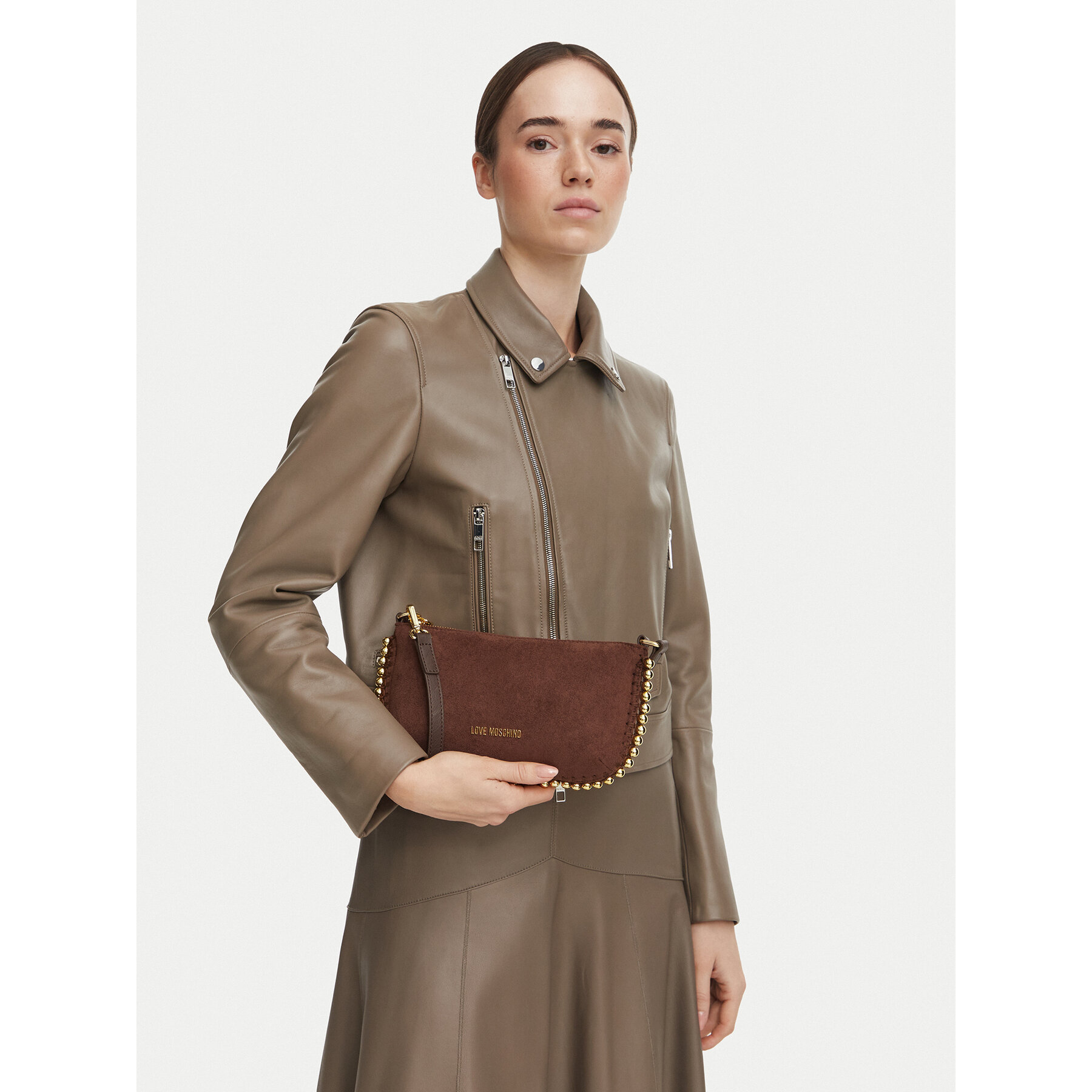 Torbica LOVE MOSCHINO JC4222PP0PKF131A Svijetlo smeđa