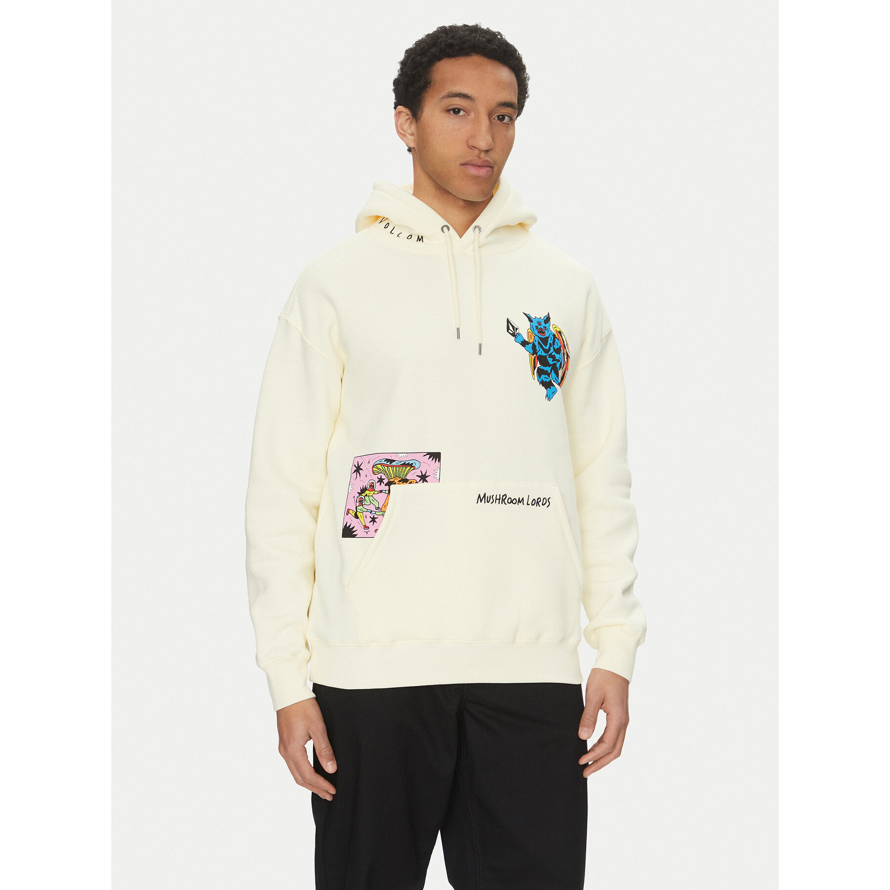Volcom Sweatshirt Bob Mollema 2 A4112506 Beige Loose Fit