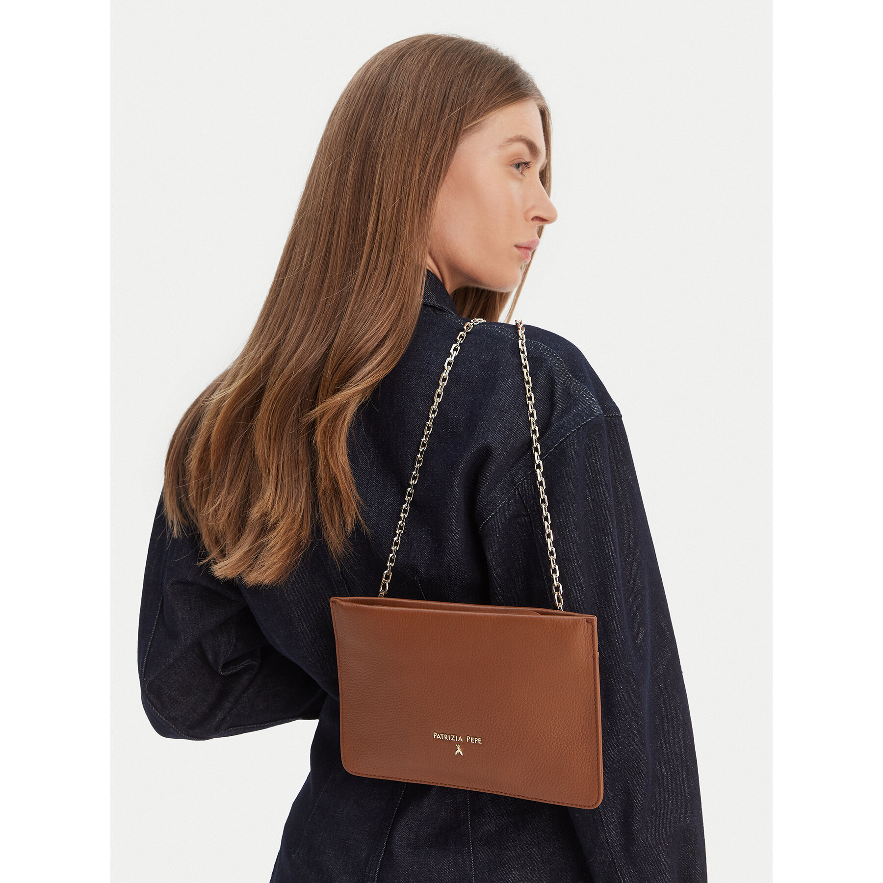 Patrizia Pepe Τσάντα Patrizia Pepe 8B0335/L001-B111 Καφέ