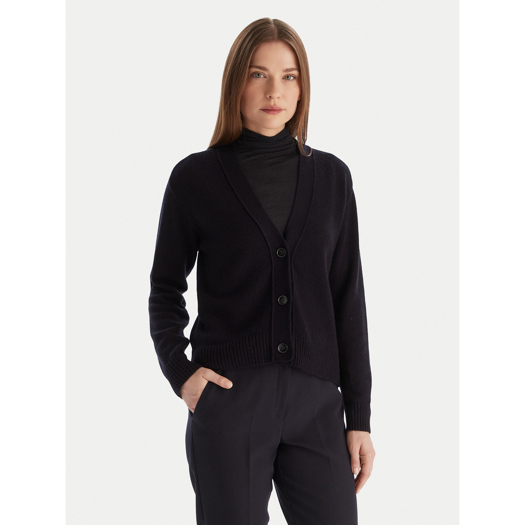 Marella Strickjacke Emme by Marella Blazer 2525346032 Dunkelblau Regular Fit