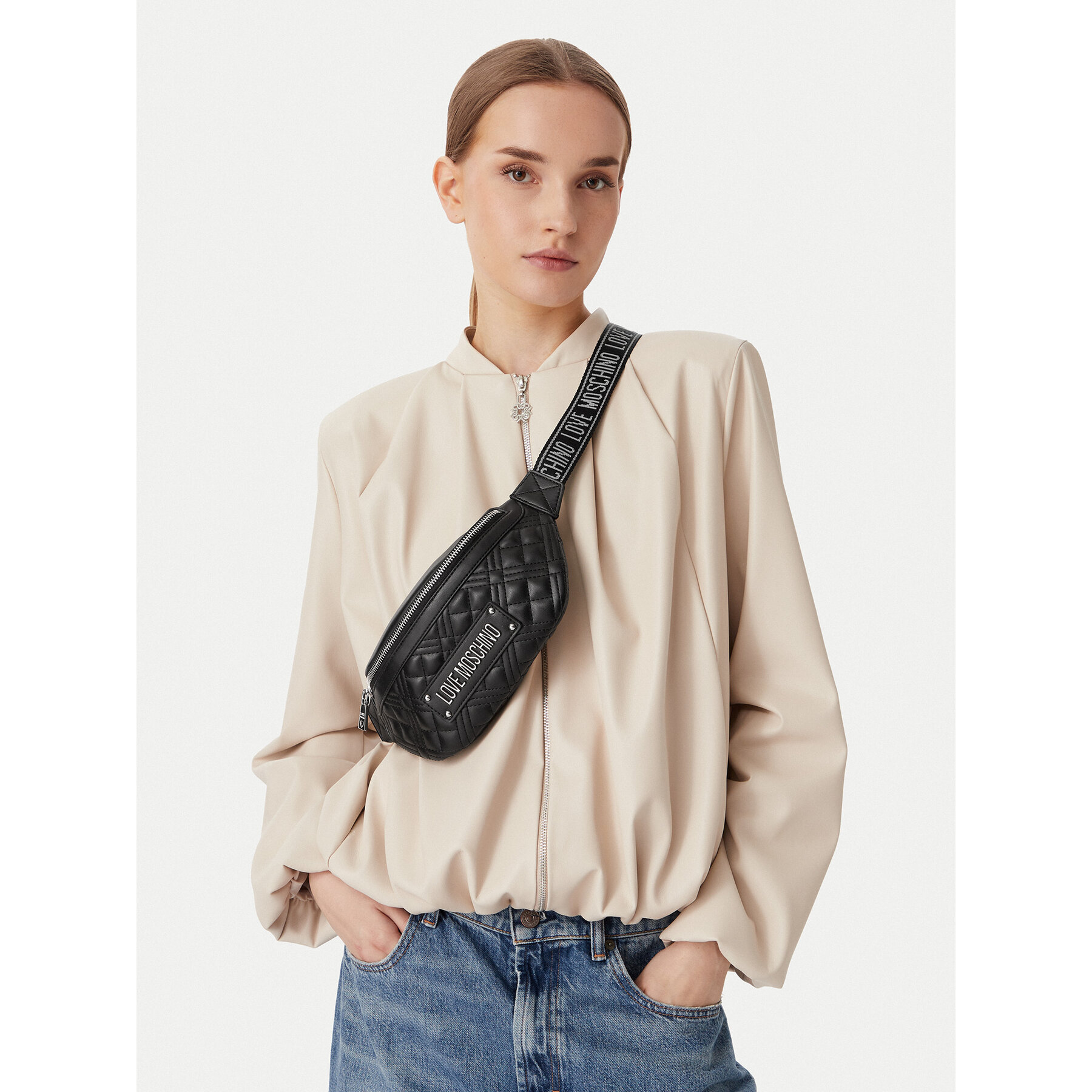 Borsetă LOVE MOSCHINO JC4003PP1PLA000B Negru