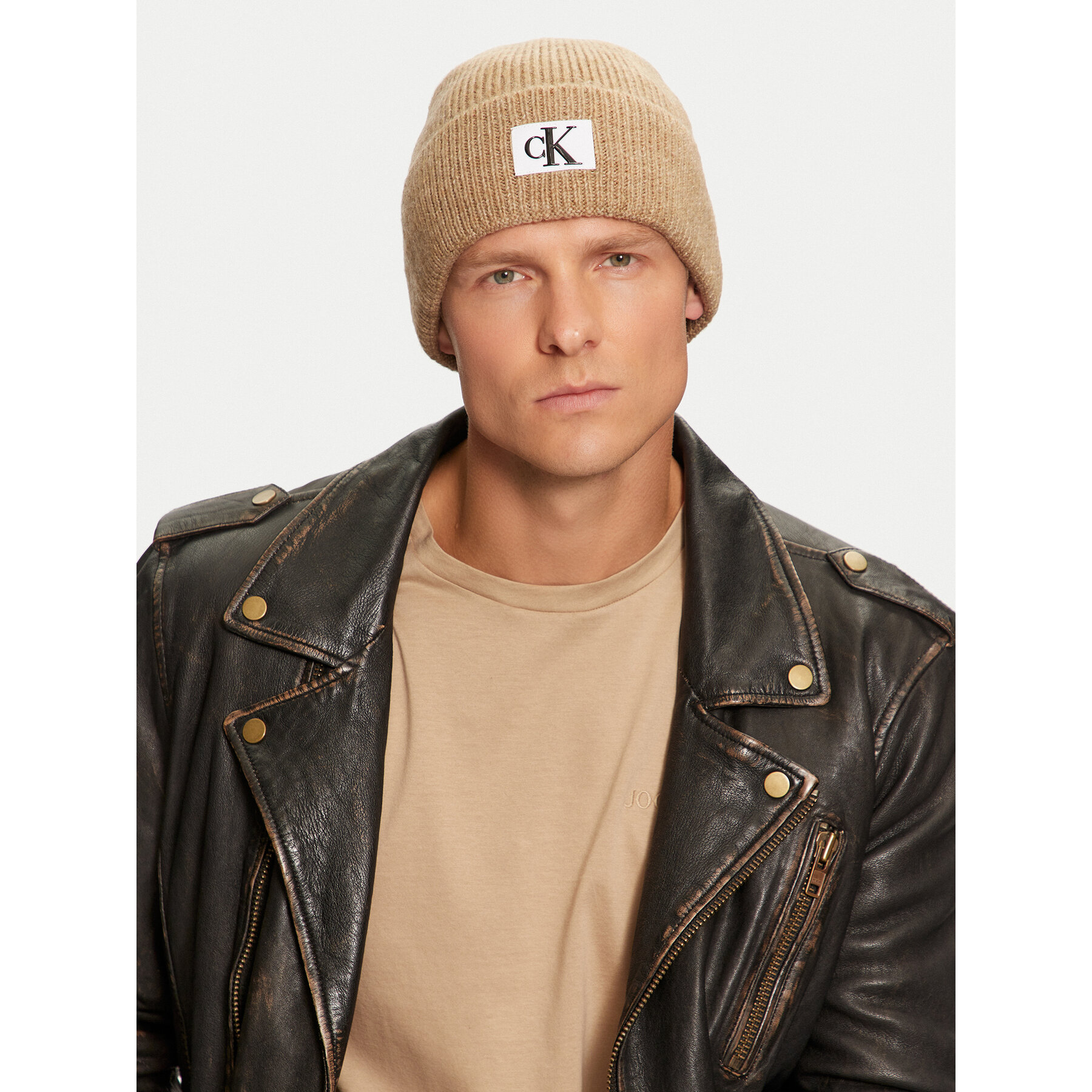 Sapka Calvin Klein K50K512451 Bézs