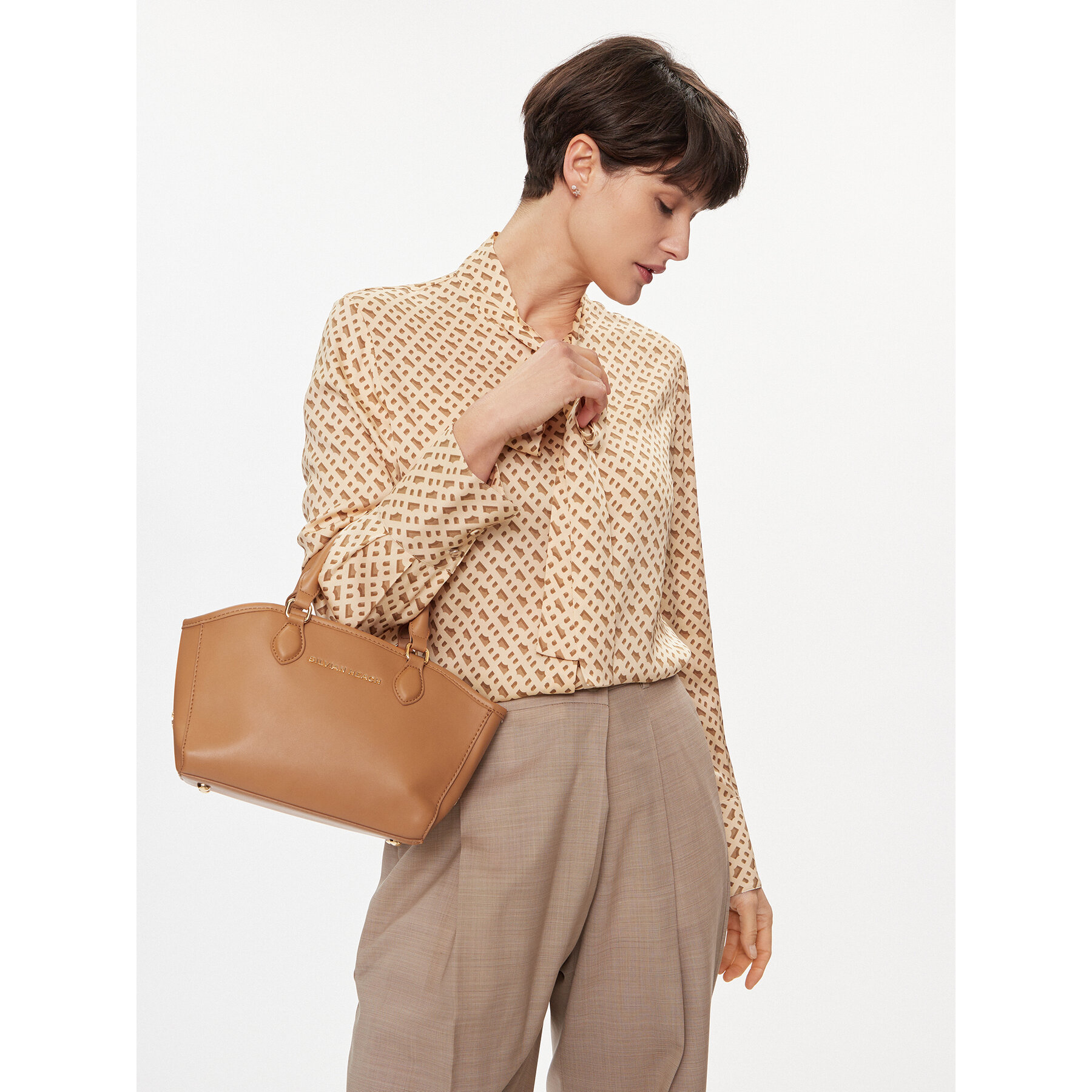 Borsetta Silvian Heach RCP23051BO Marrone