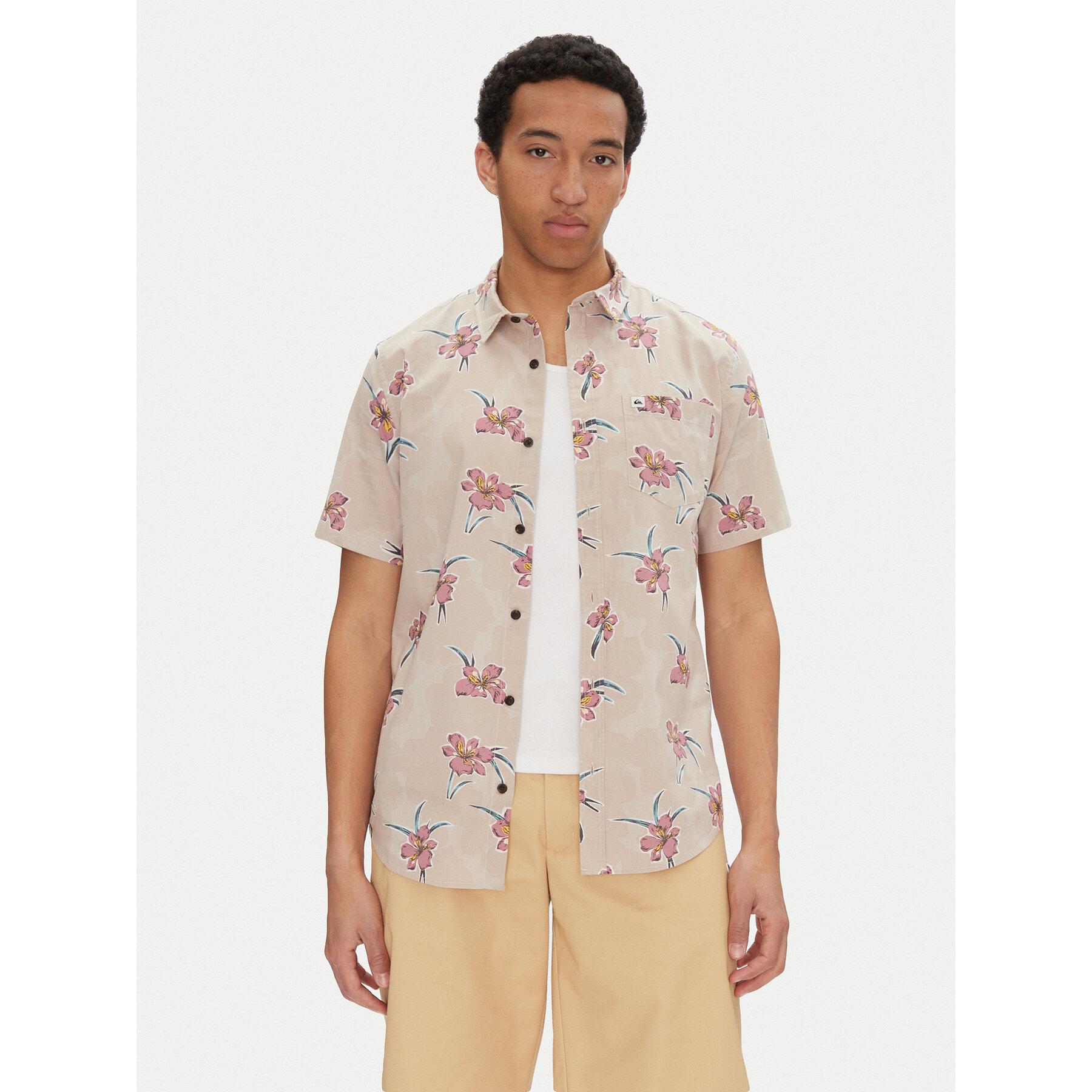 Quiksilver Hemd Apero Classic EQYWT04605 Beige Regular Fit