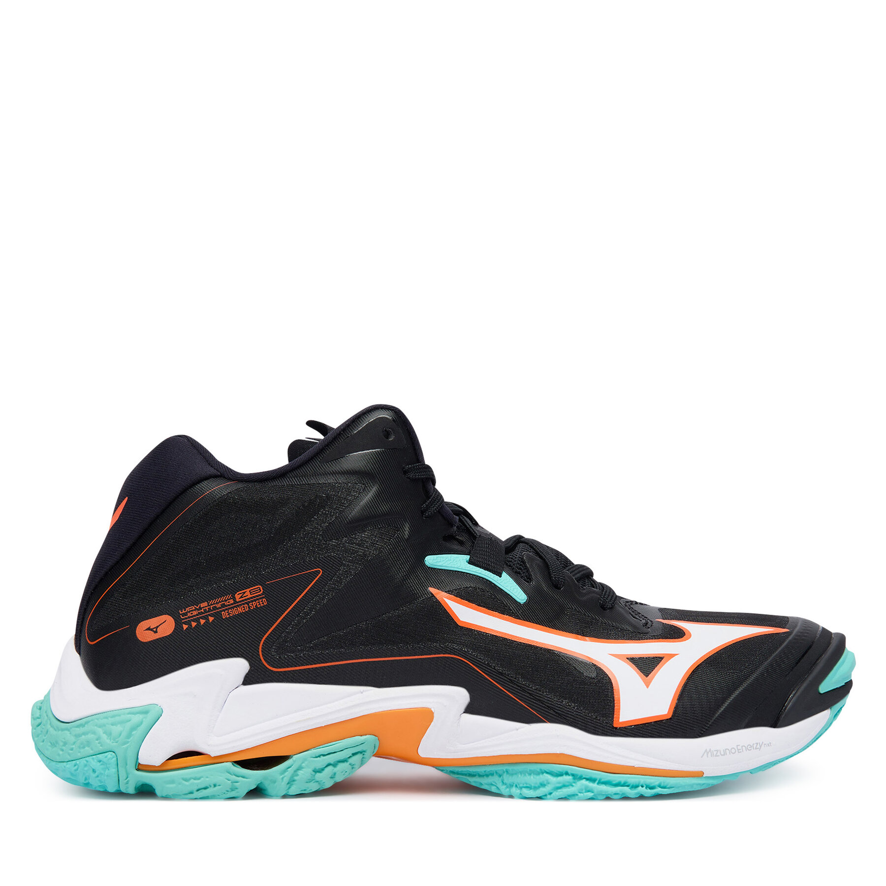 Halové topánky Mizuno Wave Lightning Z8 Mid V1GA2405 Čierna
