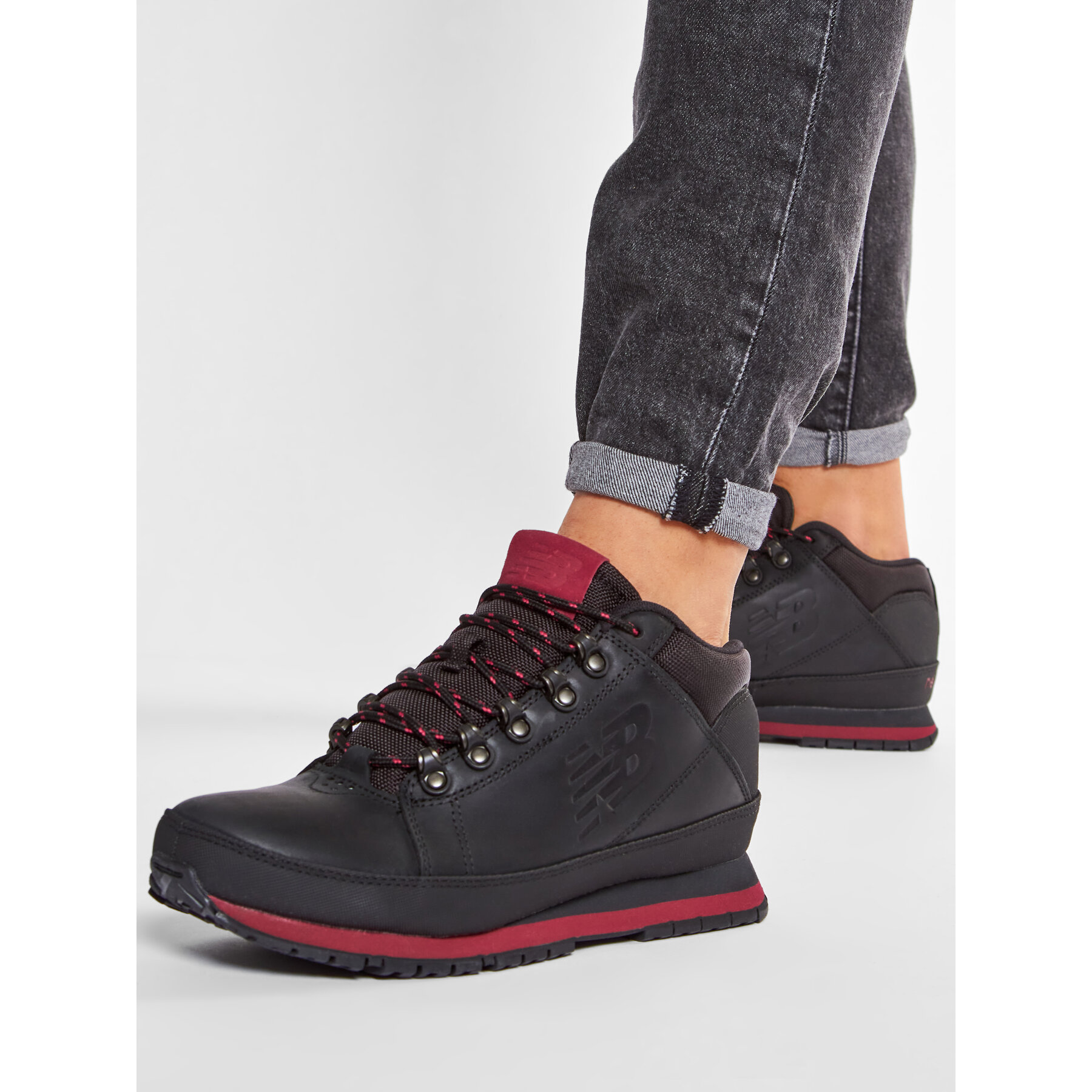 Šnurovacia obuv New Balance Classics H754KR Čierna