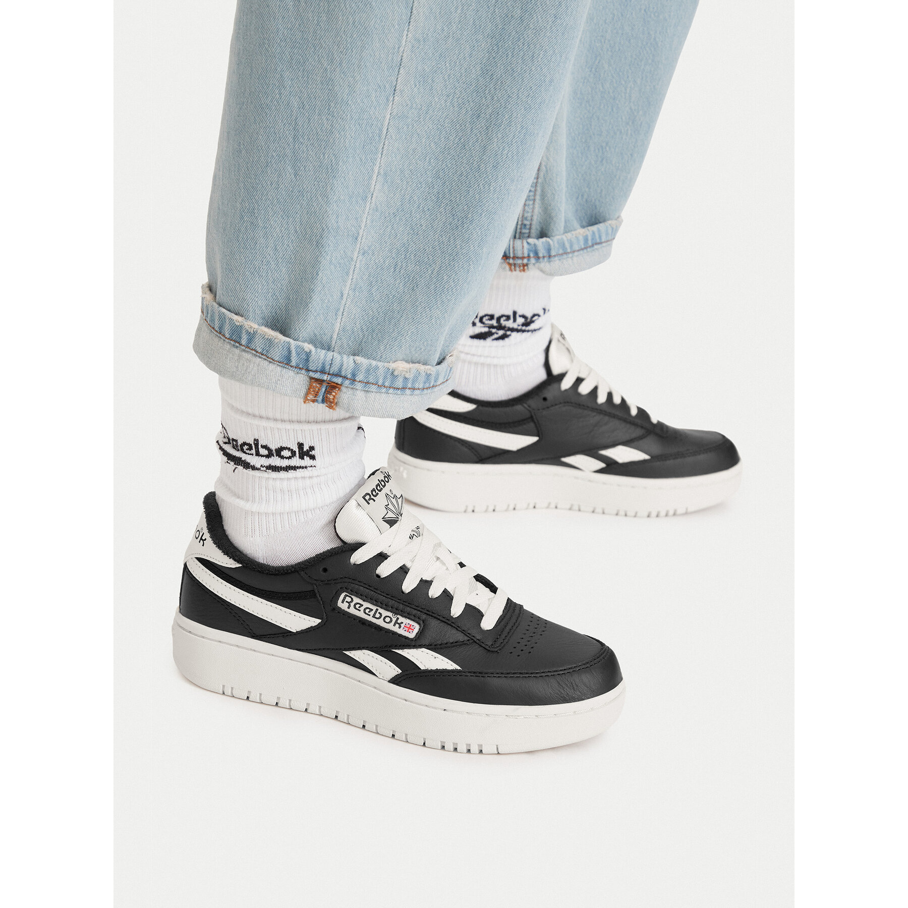 Αθλητικά Reebok EO-CLUB C DOUBLE REVENGE 100229816 Μαύρο