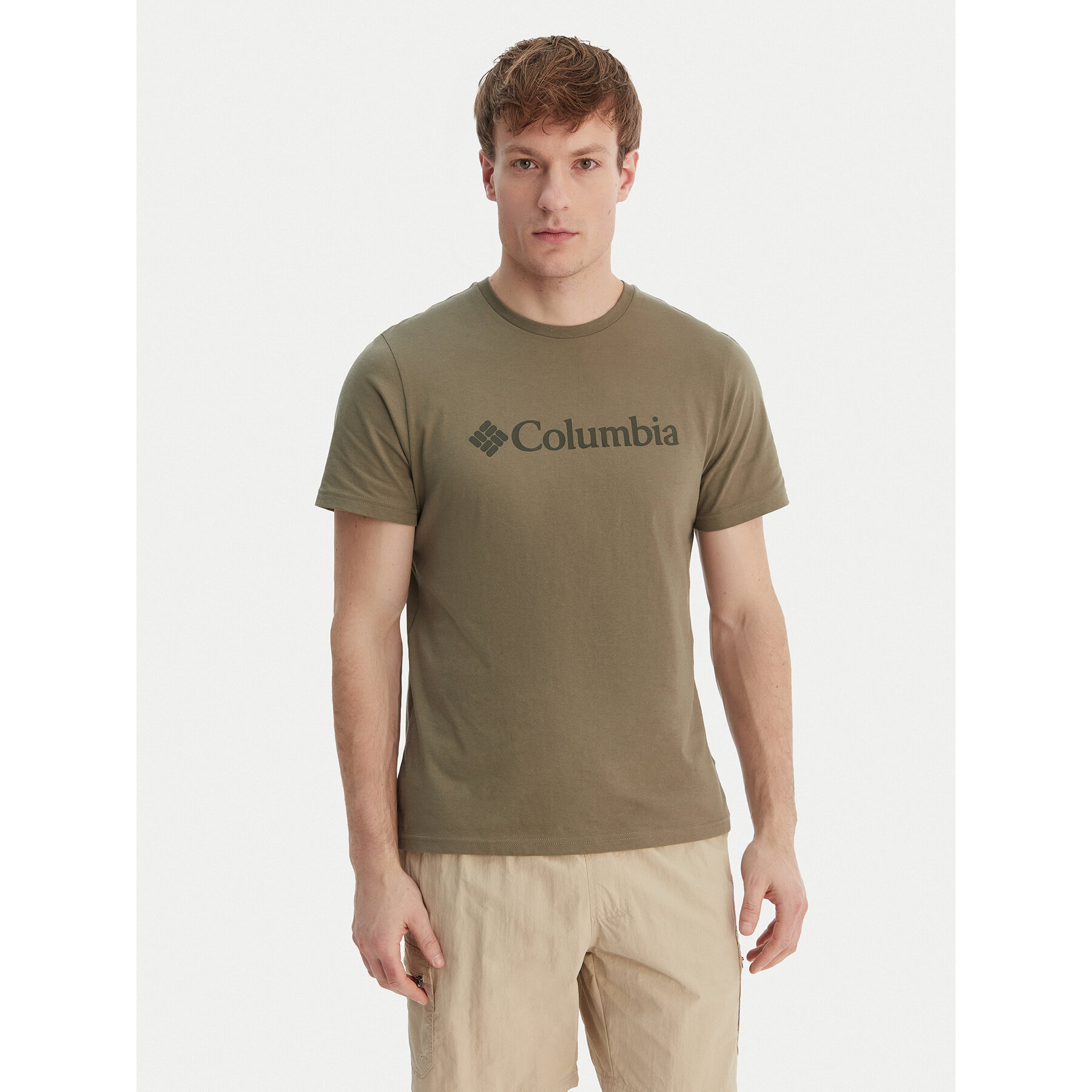 Columbia T-shirt Basic Logo™ 2155001 Kaki Regular Fit