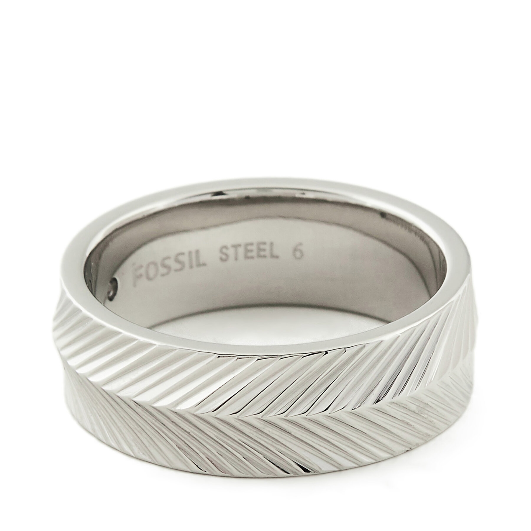 Ring Fossil JF04667040 Silber