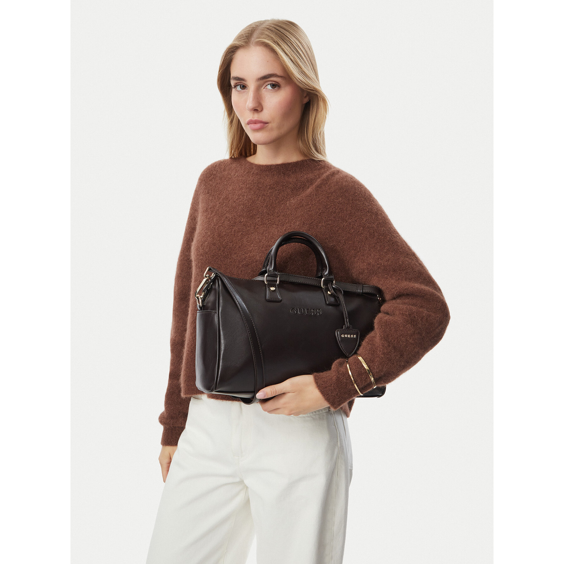Дамска чанта Guess V6BZ06 W4595 Тъмнокафяв