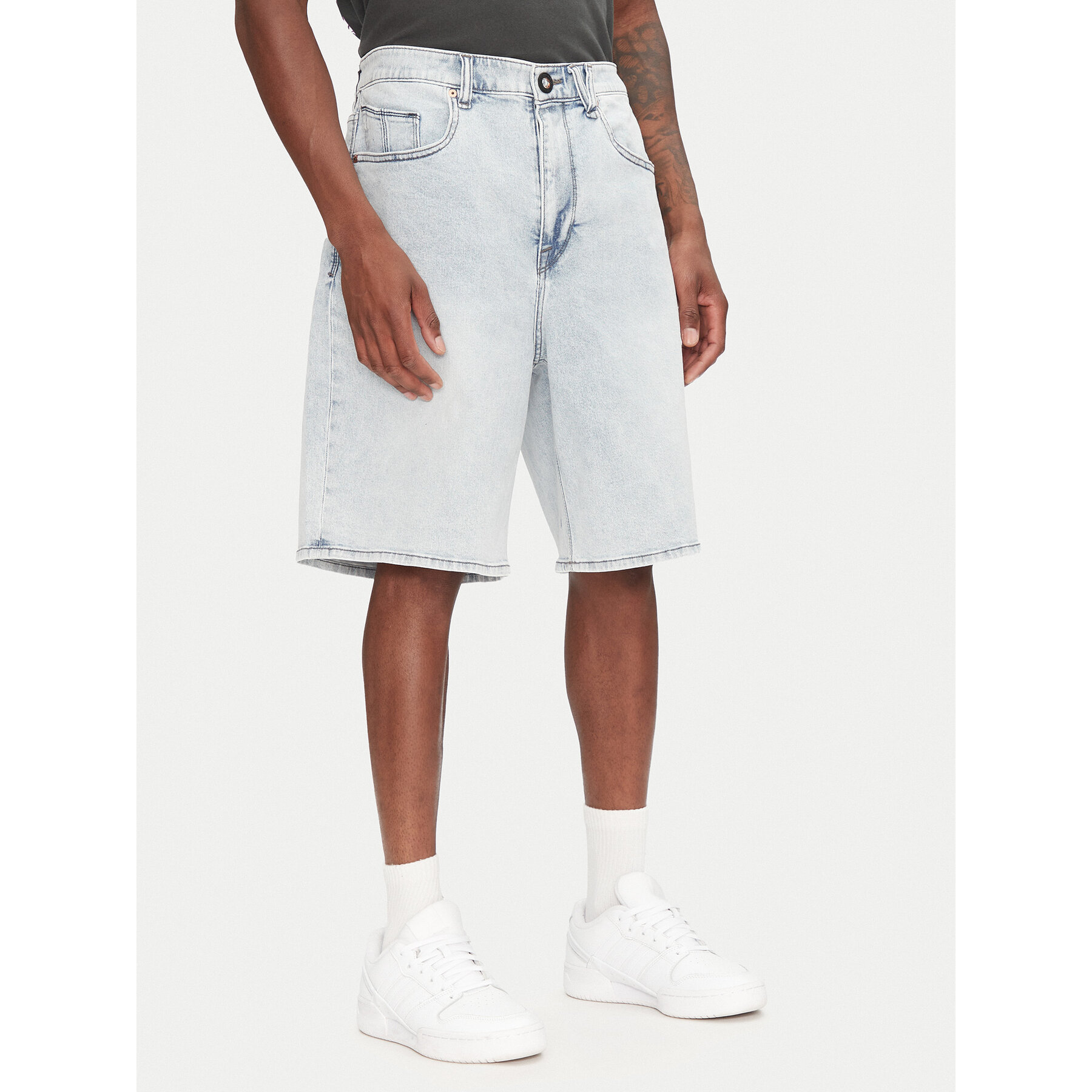 Volcom Jeansshorts Billow A2012200 Blau Relaxed Fit