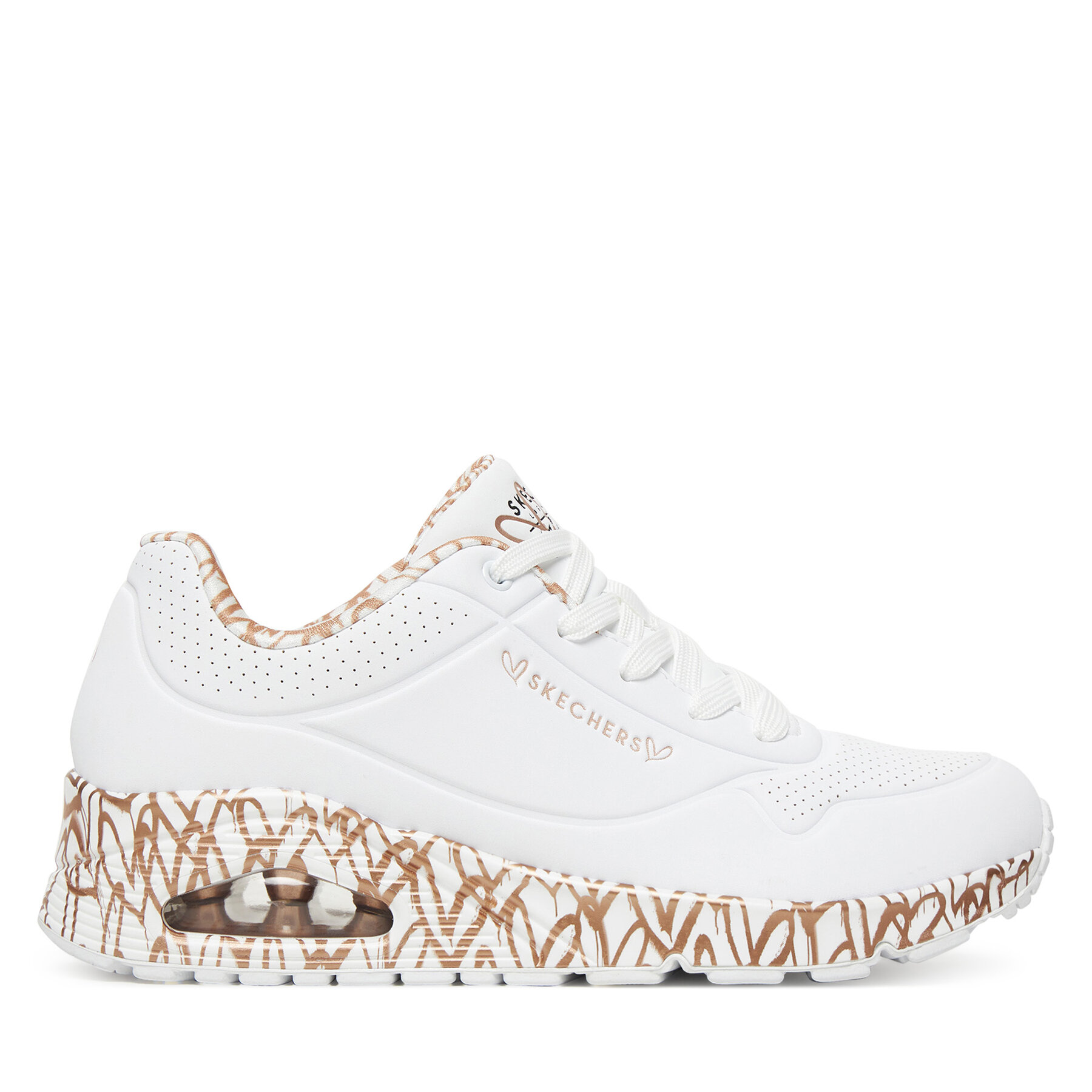 Sneakersy Skechers Uno 155506/WTRG Biela