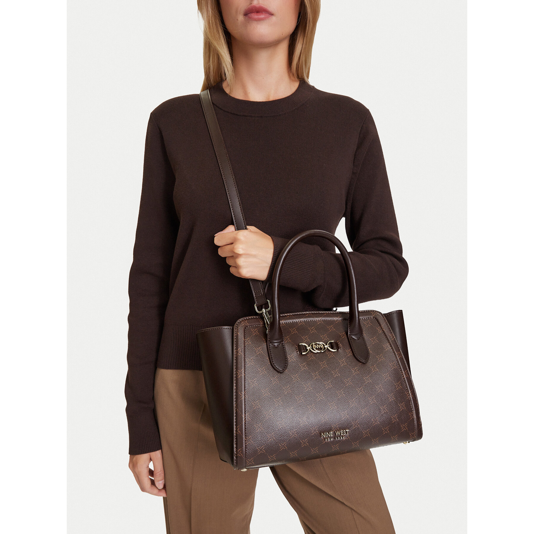 Geantă Nine West CEO- CRYSTAL NOTE-LDA9345A Maro