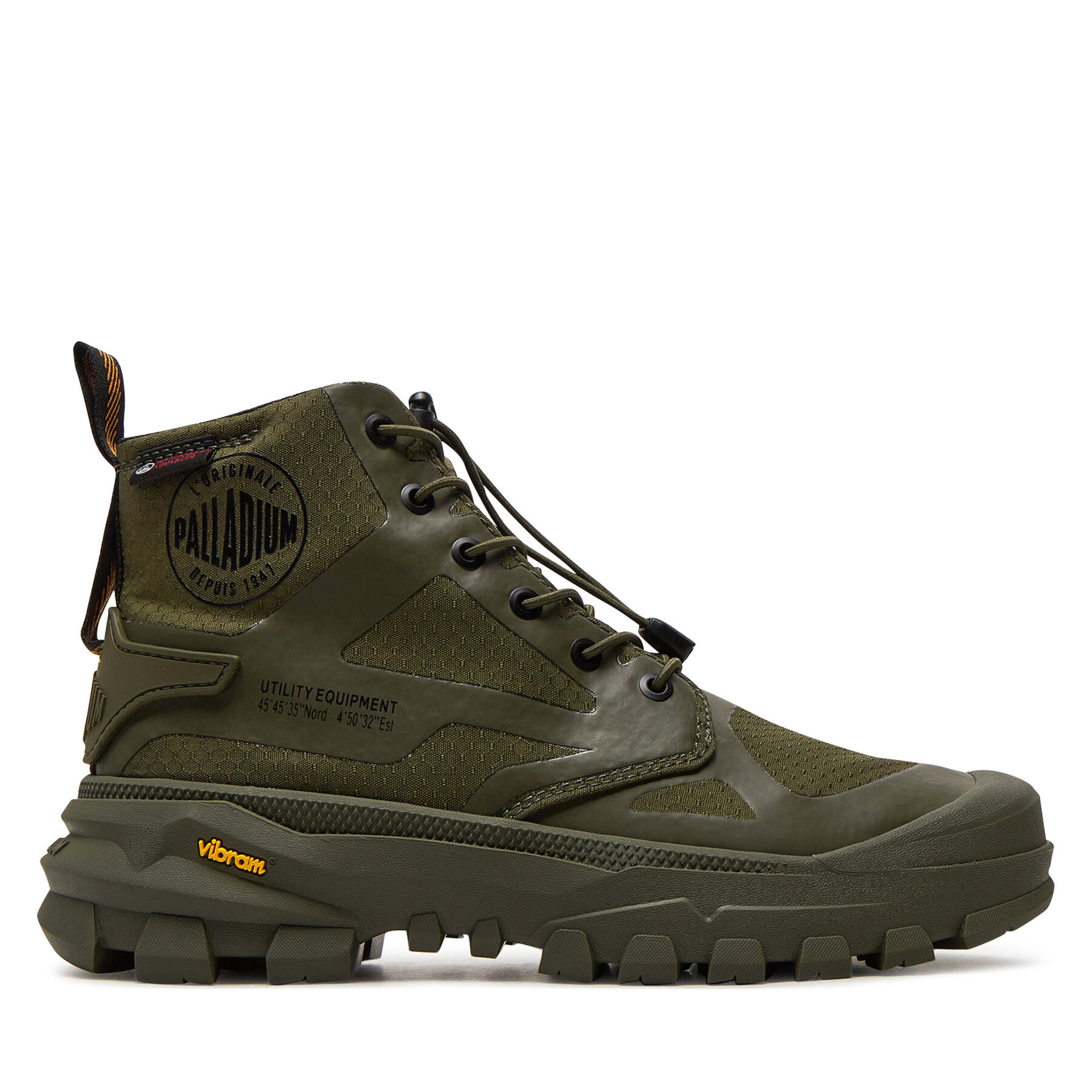 Snörskor Palladium Pallarider Wpa 74343-325-M Khaki