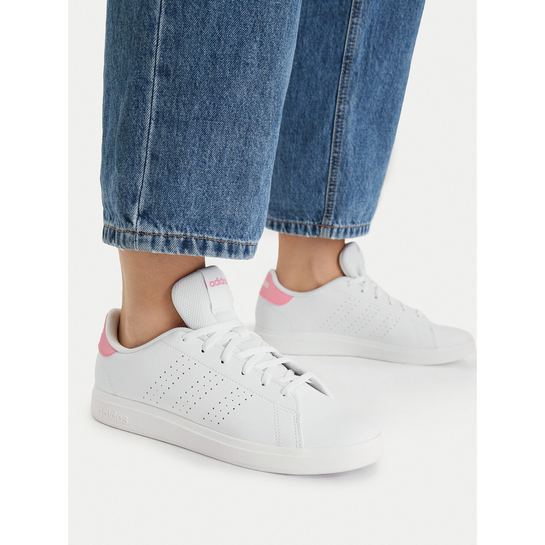 Sneakers adidas Advantage Base 2.0 J ID3886 Alb