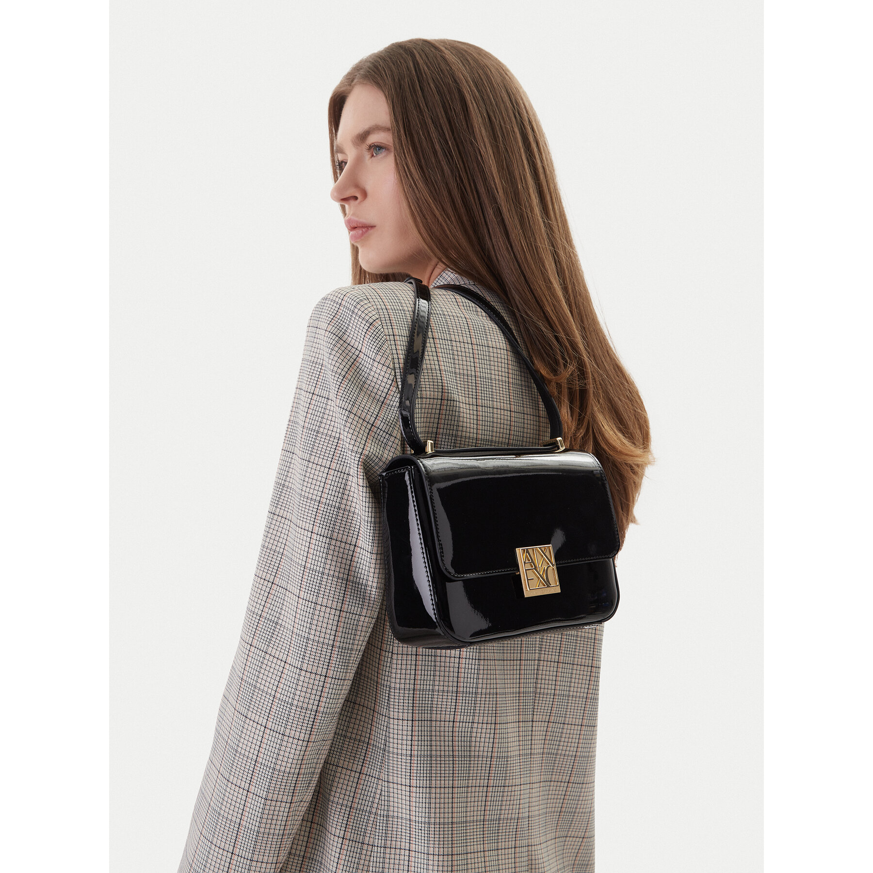 Ročna torba Armani Exchange XW002169 AF21362 UC001 Črna