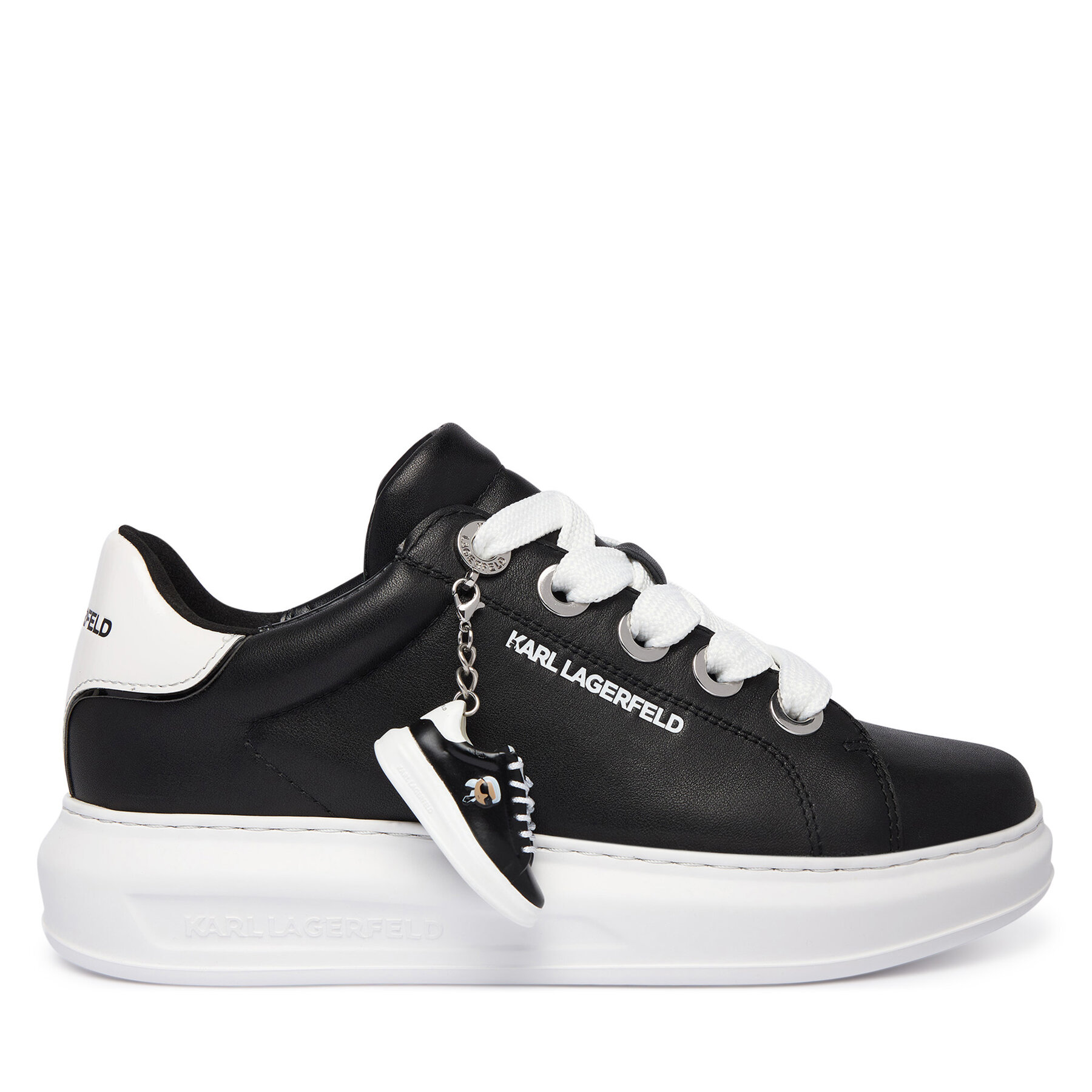 Tenisice KARL LAGERFELD Kapri KL62519 Crna