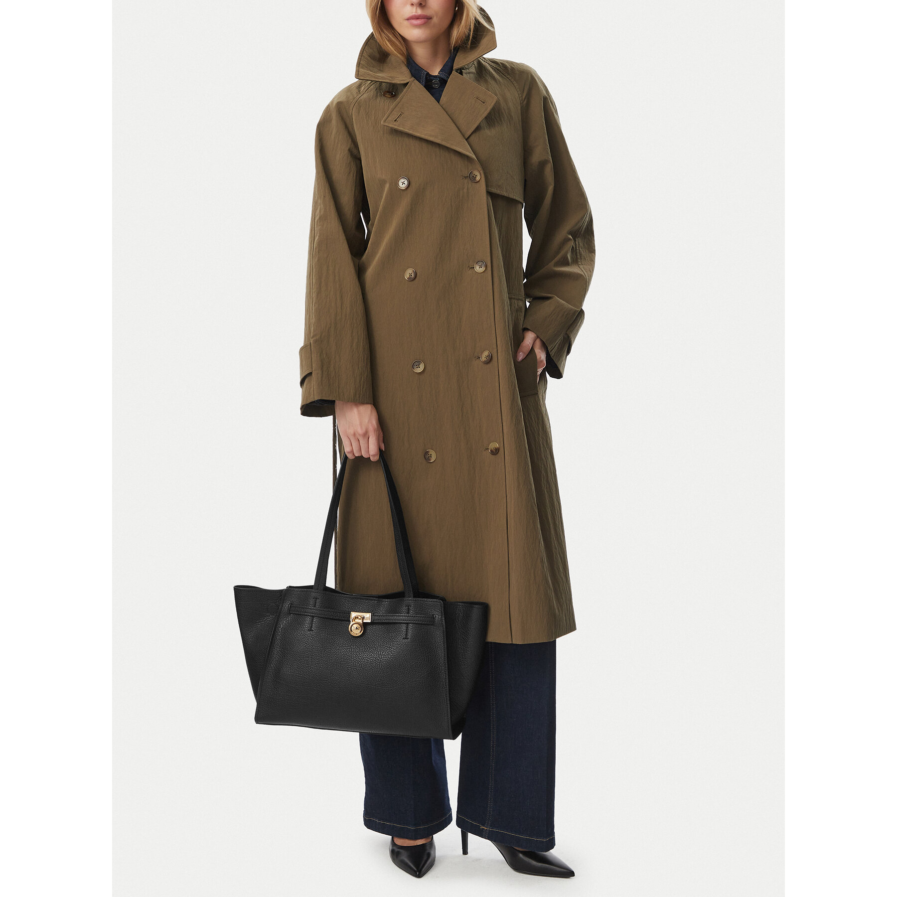 Дамска чанта MICHAEL Michael Kors 30F6GNXT7L Черен