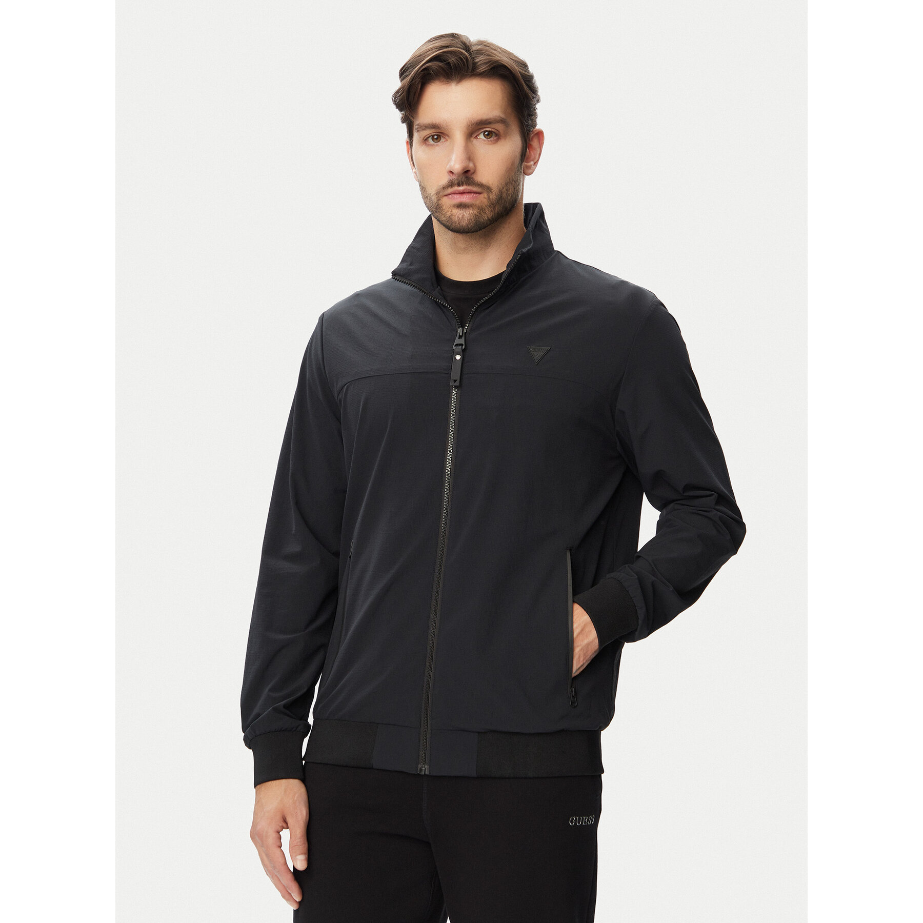 Guess Übergangsjacke Z6YL05 W3351 Schwarz Regular Fit