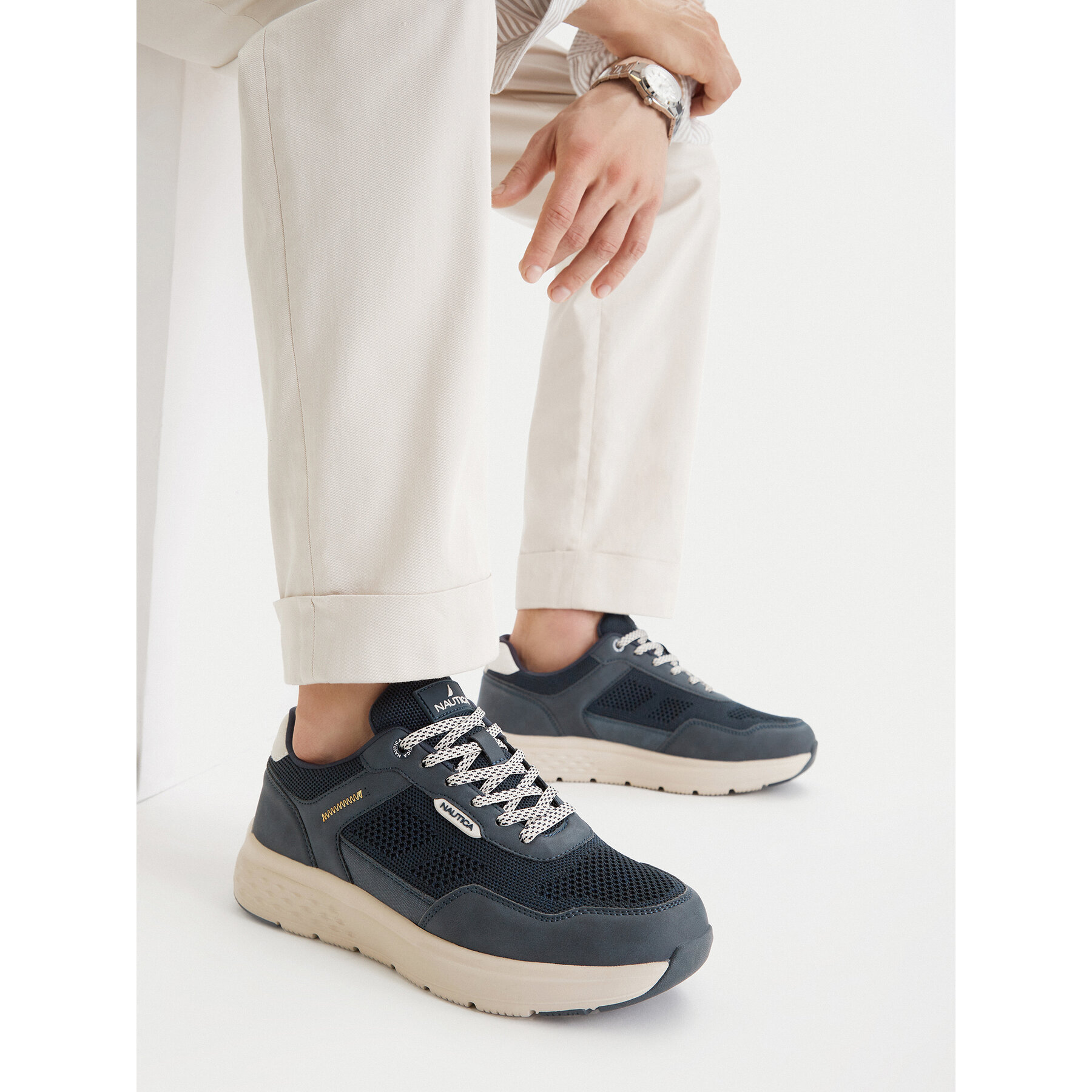 Sneakersy Nautica CWBEO-BASILIO-02 Tmavomodrá