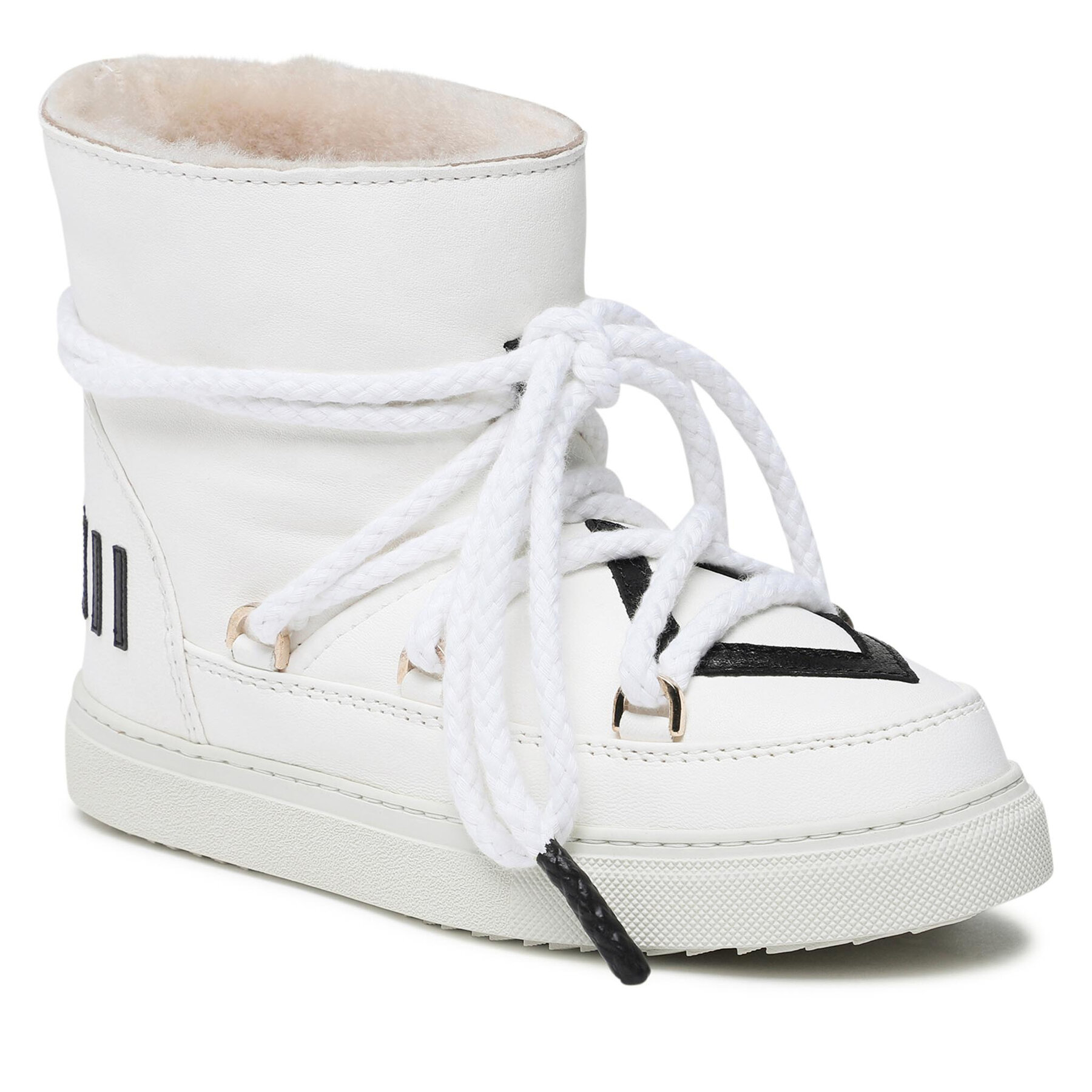 Pantofi Inuikii Square 70102-073 White 70102-073 imagine super redus 2022