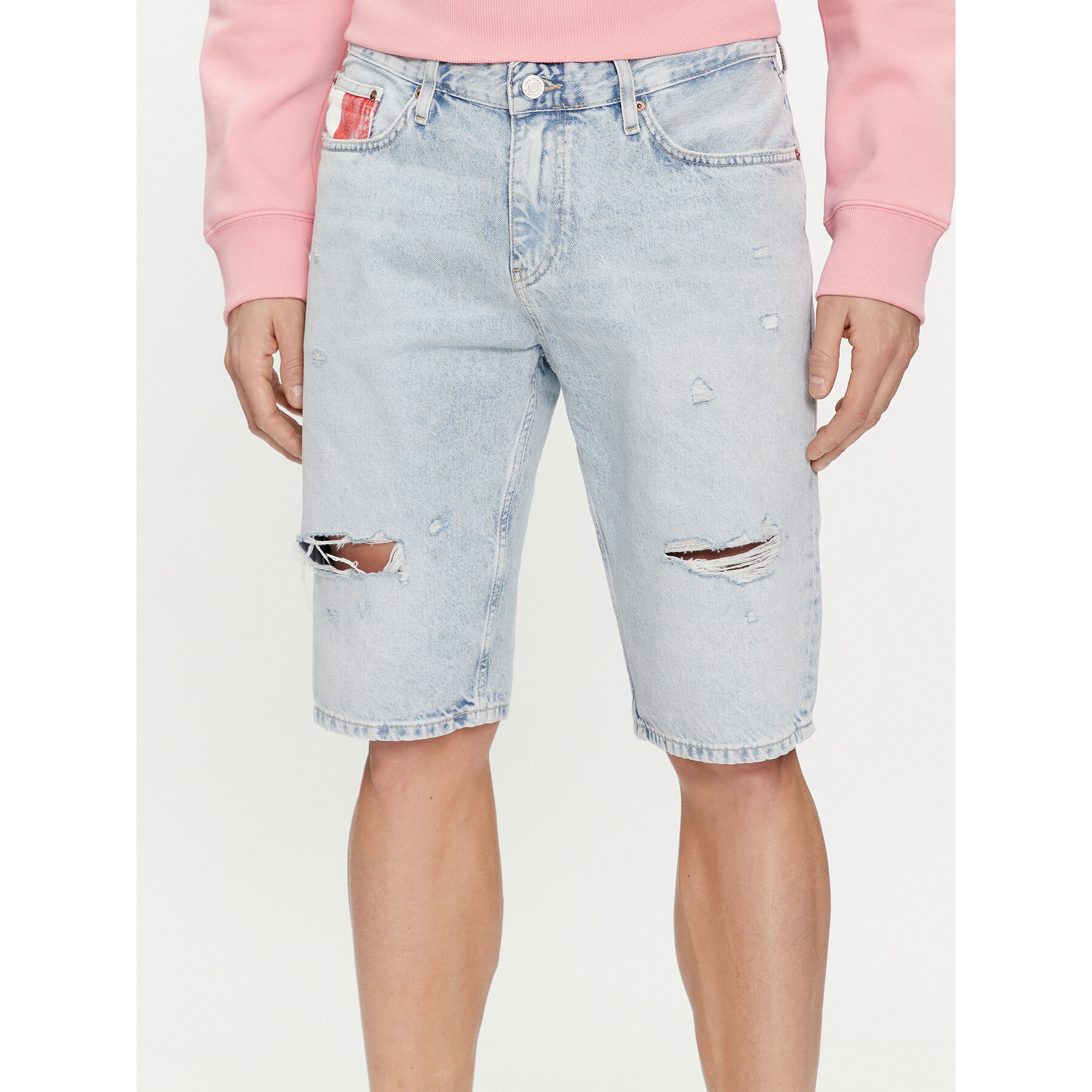 Tommy Jeans Jeansshorts Ryan DM0DM18804 Himmelblau Slim Fit