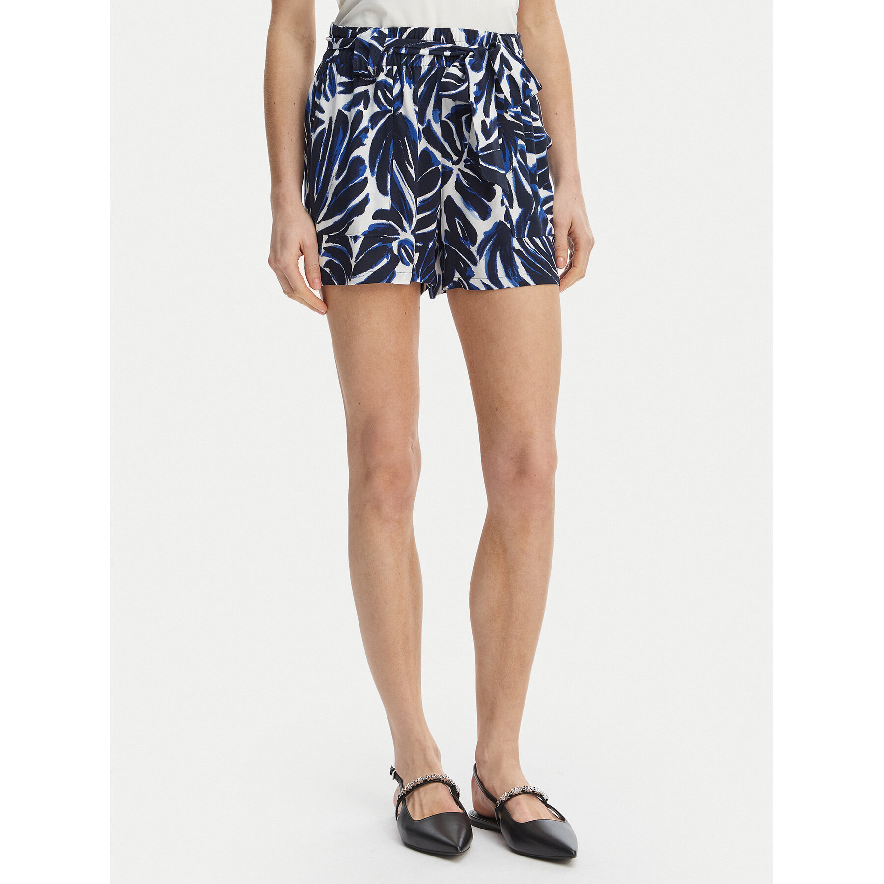ONLY Stoffshorts Nova 15317850 Dunkelblau Regular Fit
