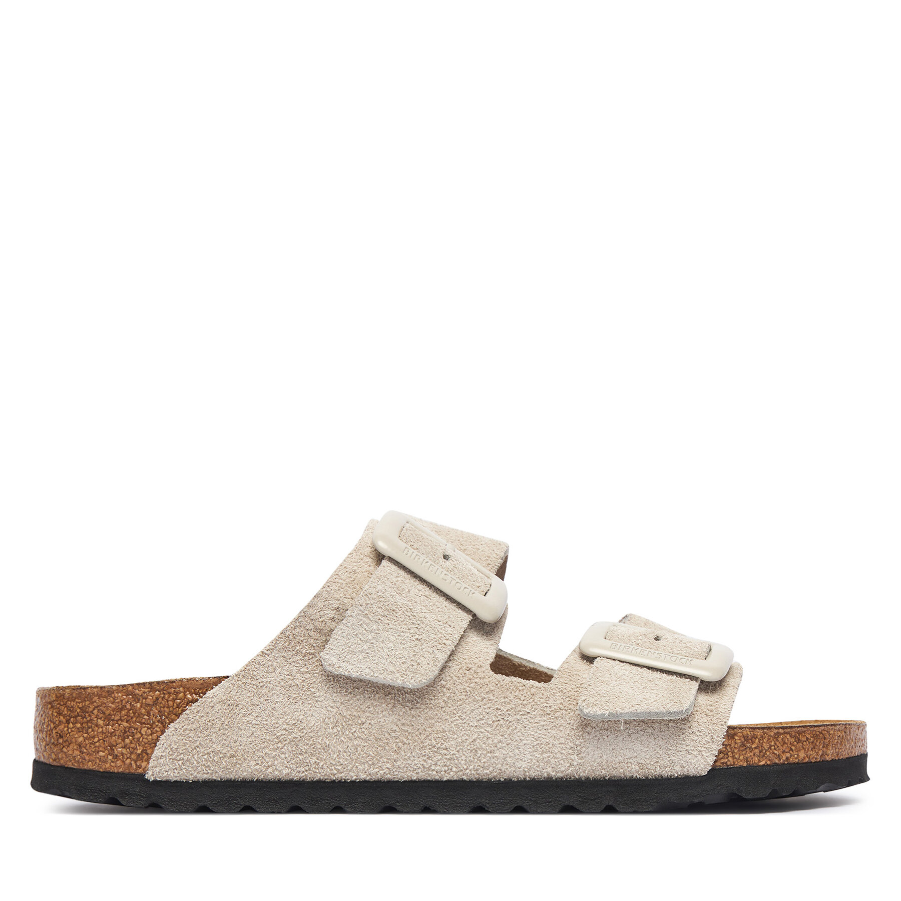 Šľapky Birkenstock Arizona Cushion Buckle 1033088 Krémová