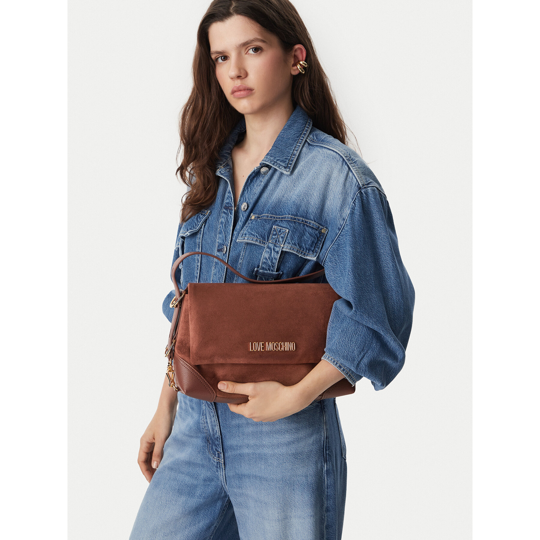 Torbica LOVE MOSCHINO JC4092PP1PLD120A Smeđa