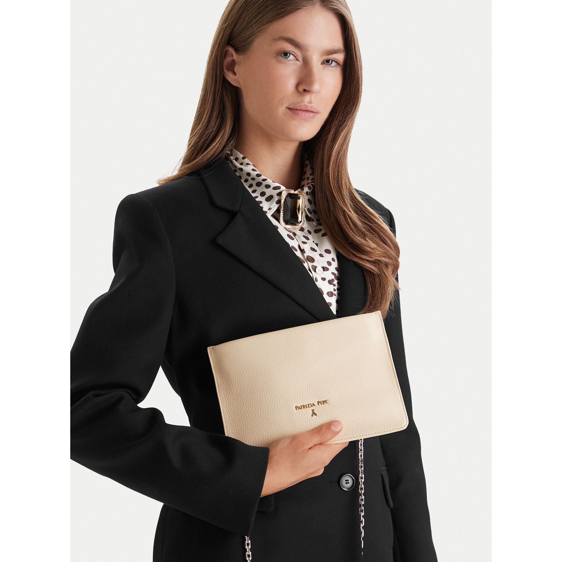 Geantă Patrizia Pepe 8B0335/L001-W405 Écru