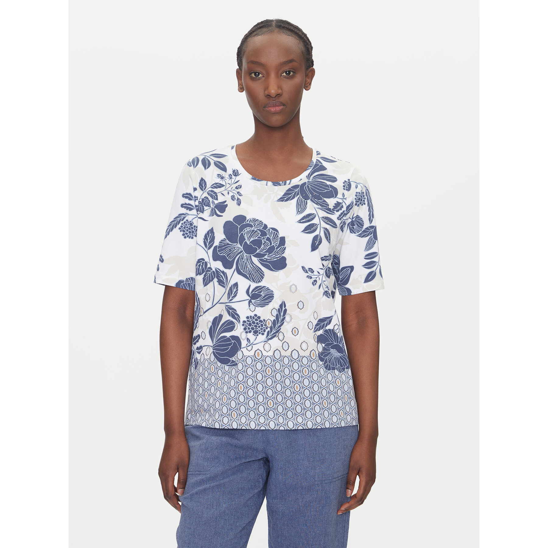 Olsen Olsen T-Shirt 11105108 Μπλε Regular Fit