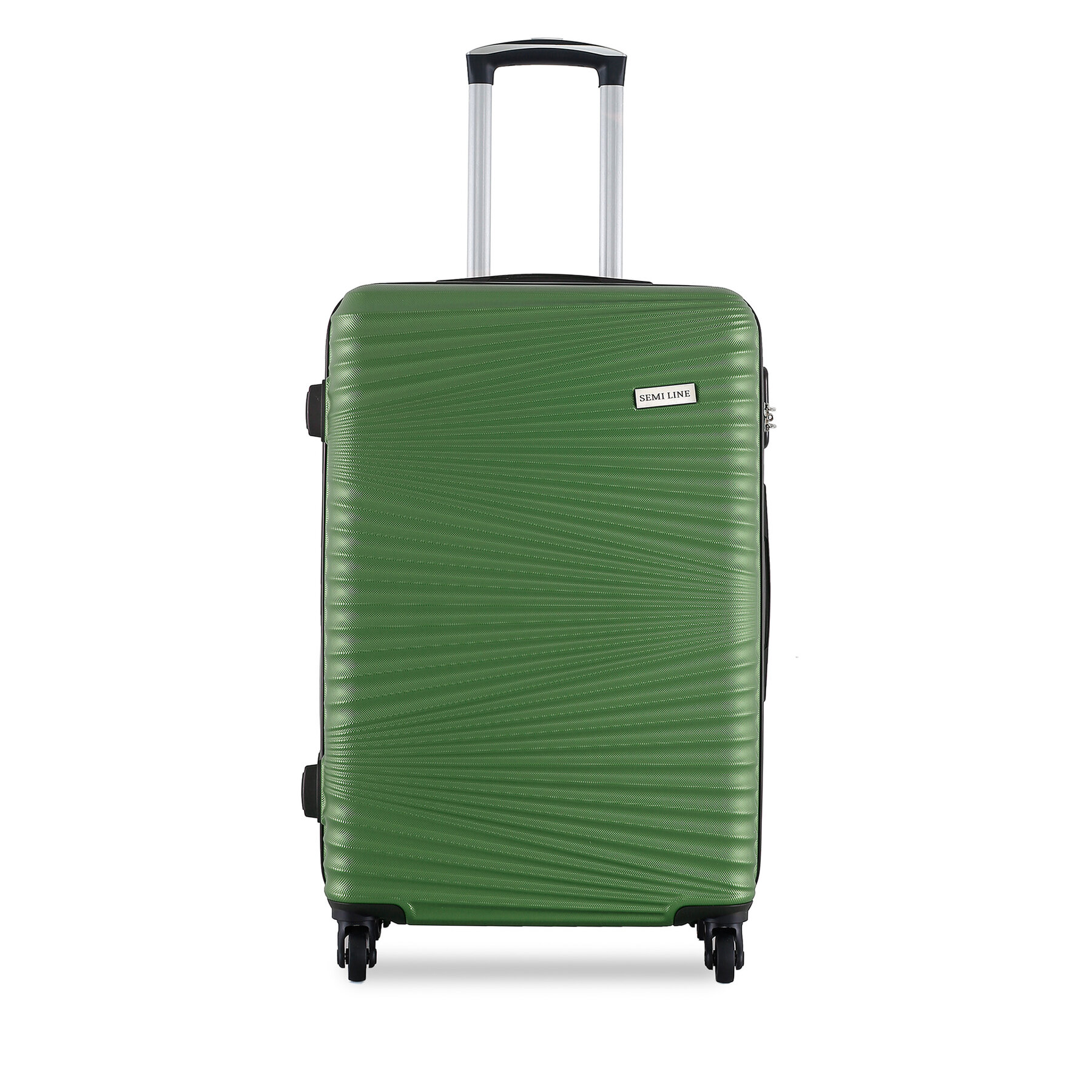 Maleta mediana Semi Line T5746-2 Verde