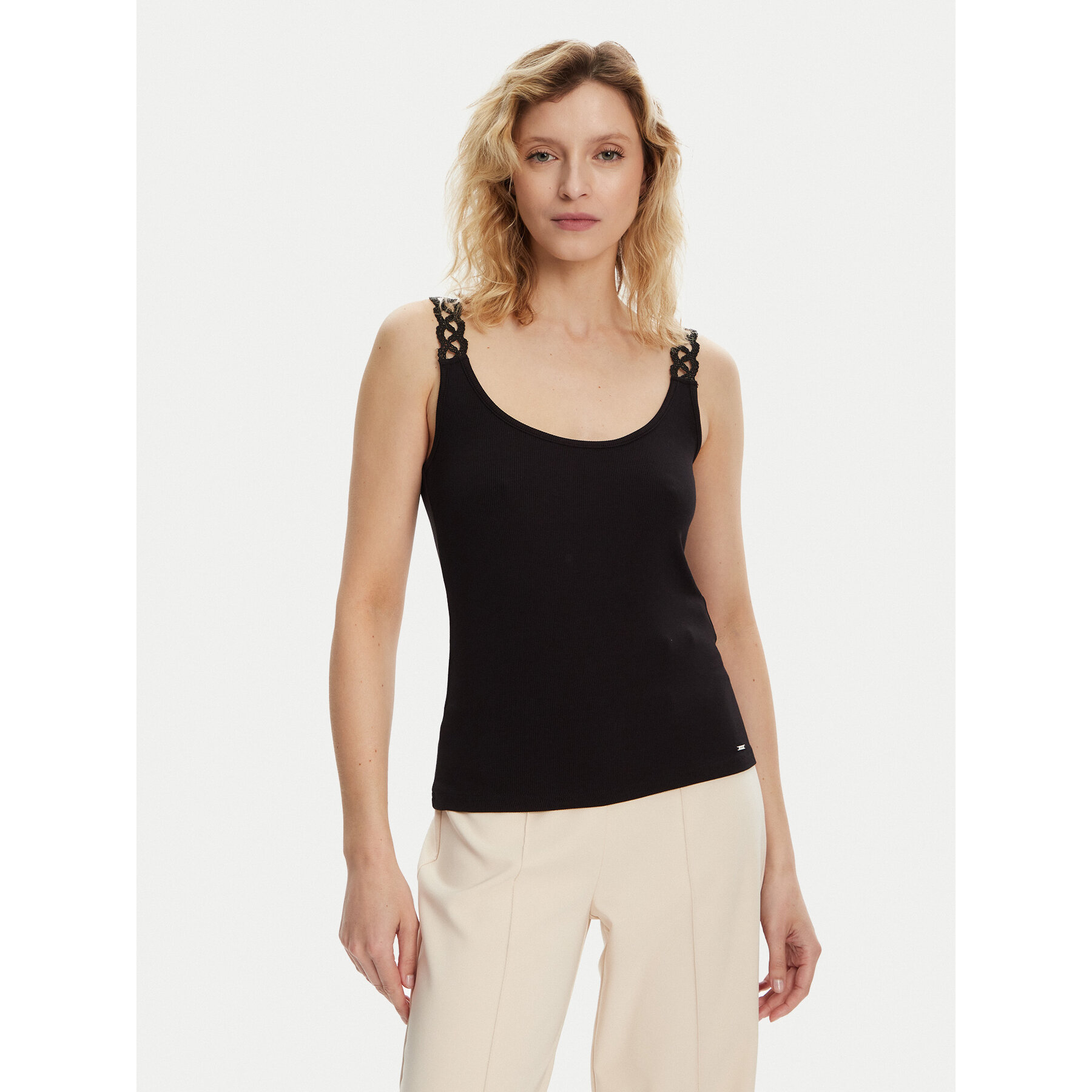 Morgan Felső 251-DOUBI Fekete Slim Fit