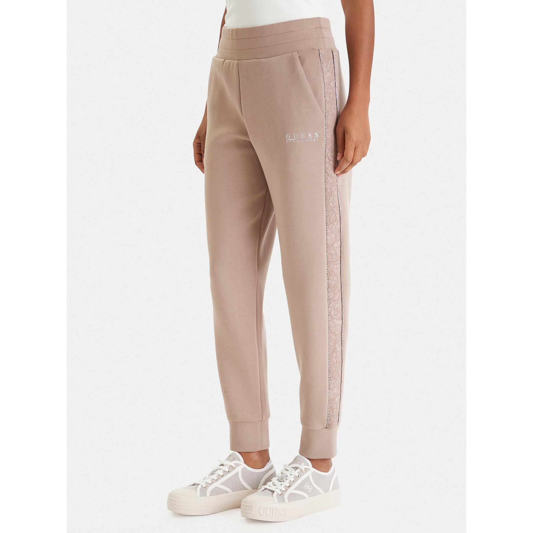 Guess Jogginghose W6RB45 KBYE2 Beige Regular Fit