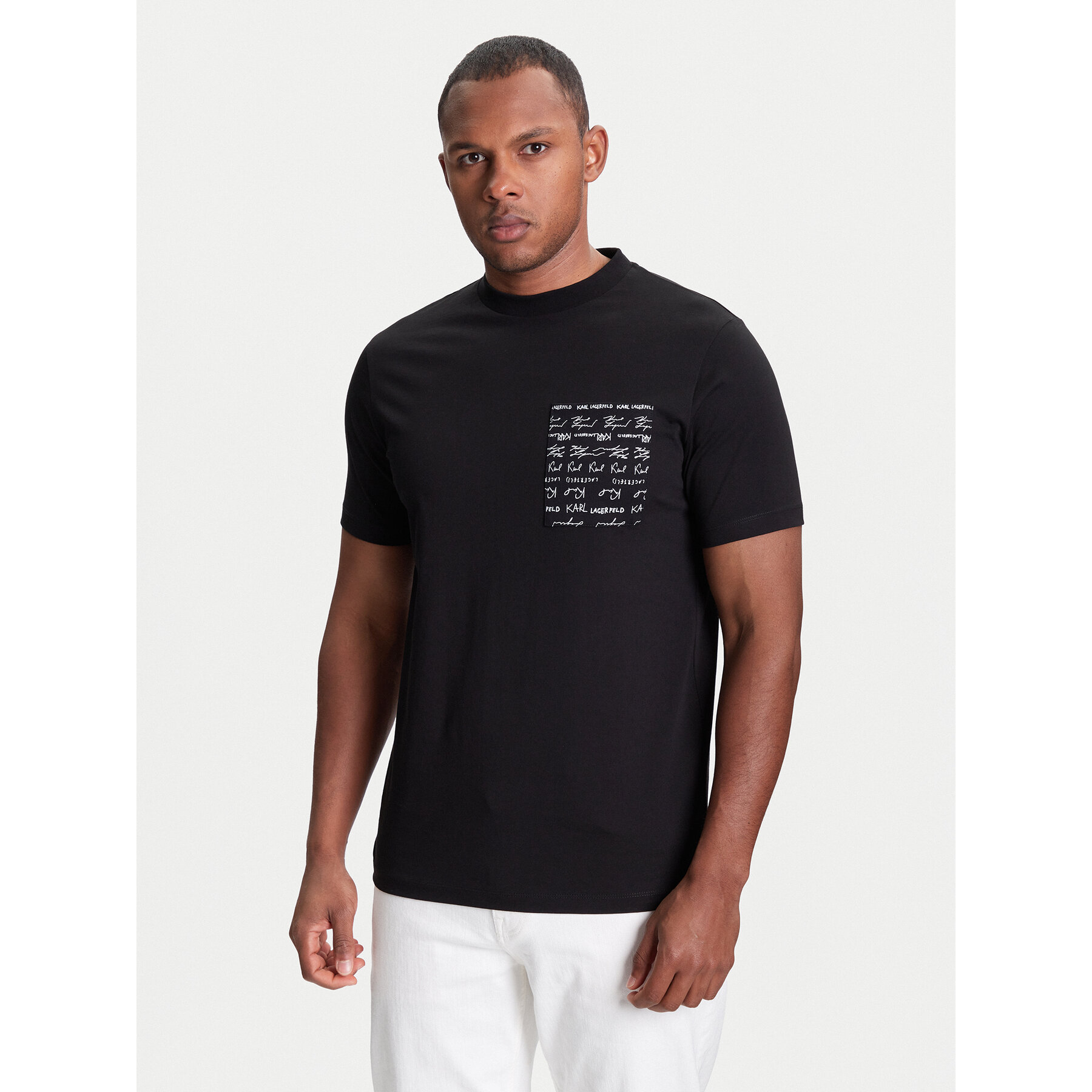 KARL LAGERFELD KARL LAGERFELD T-Shirt 755041 553225 Μαύρο Regular Fit