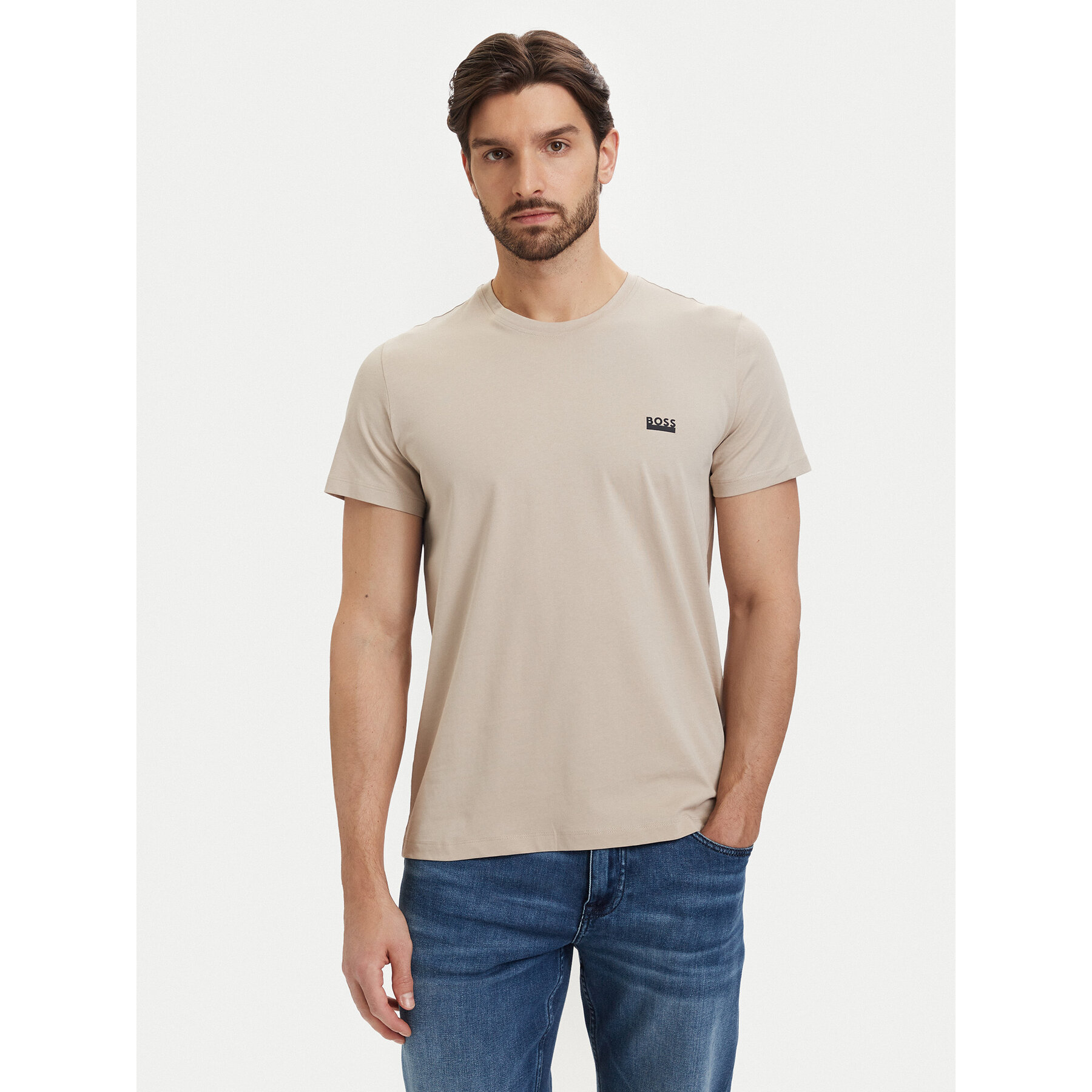 Boss T-Shirt 50531401 Hellbeige Regular Fit