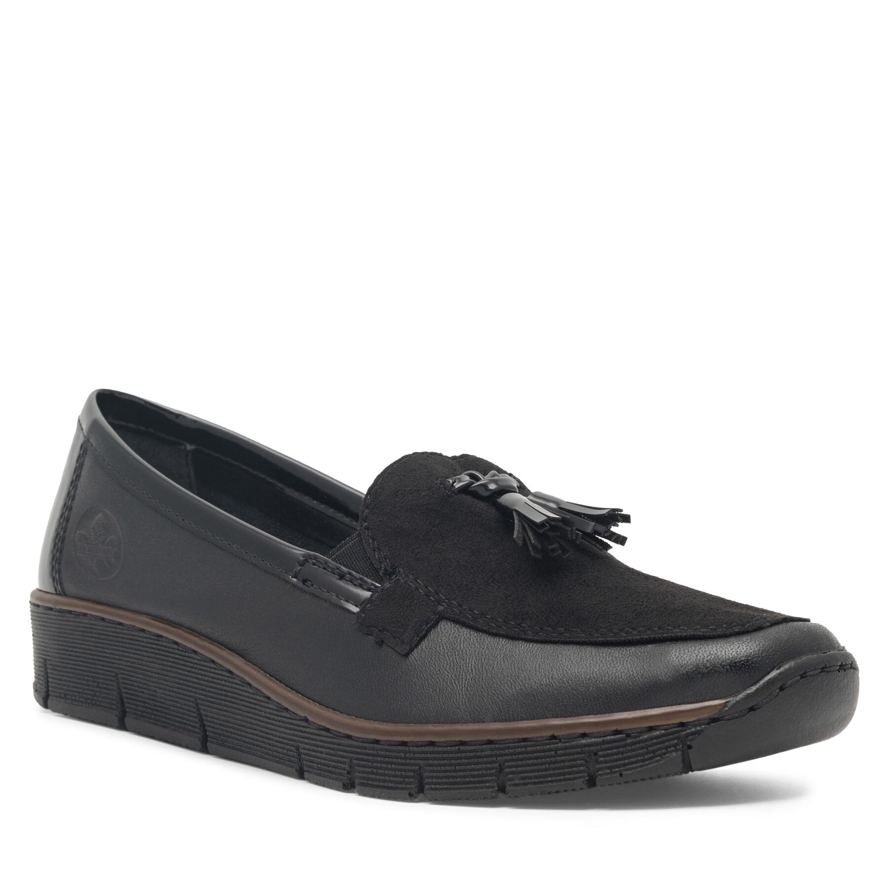 Donna Scarpe basse Rieker, Taglia 39, Nero, 53771-00, taglia : 39