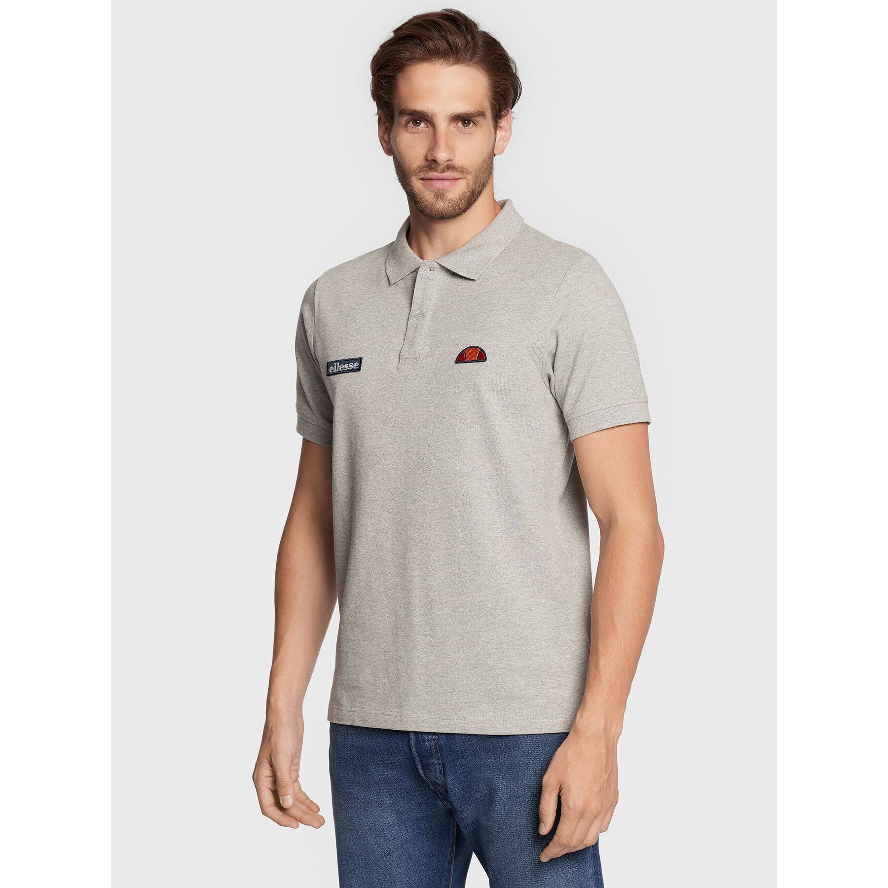 Ellesse Ellesse Polo Montura SHS04475 Γκρι Regular Fit